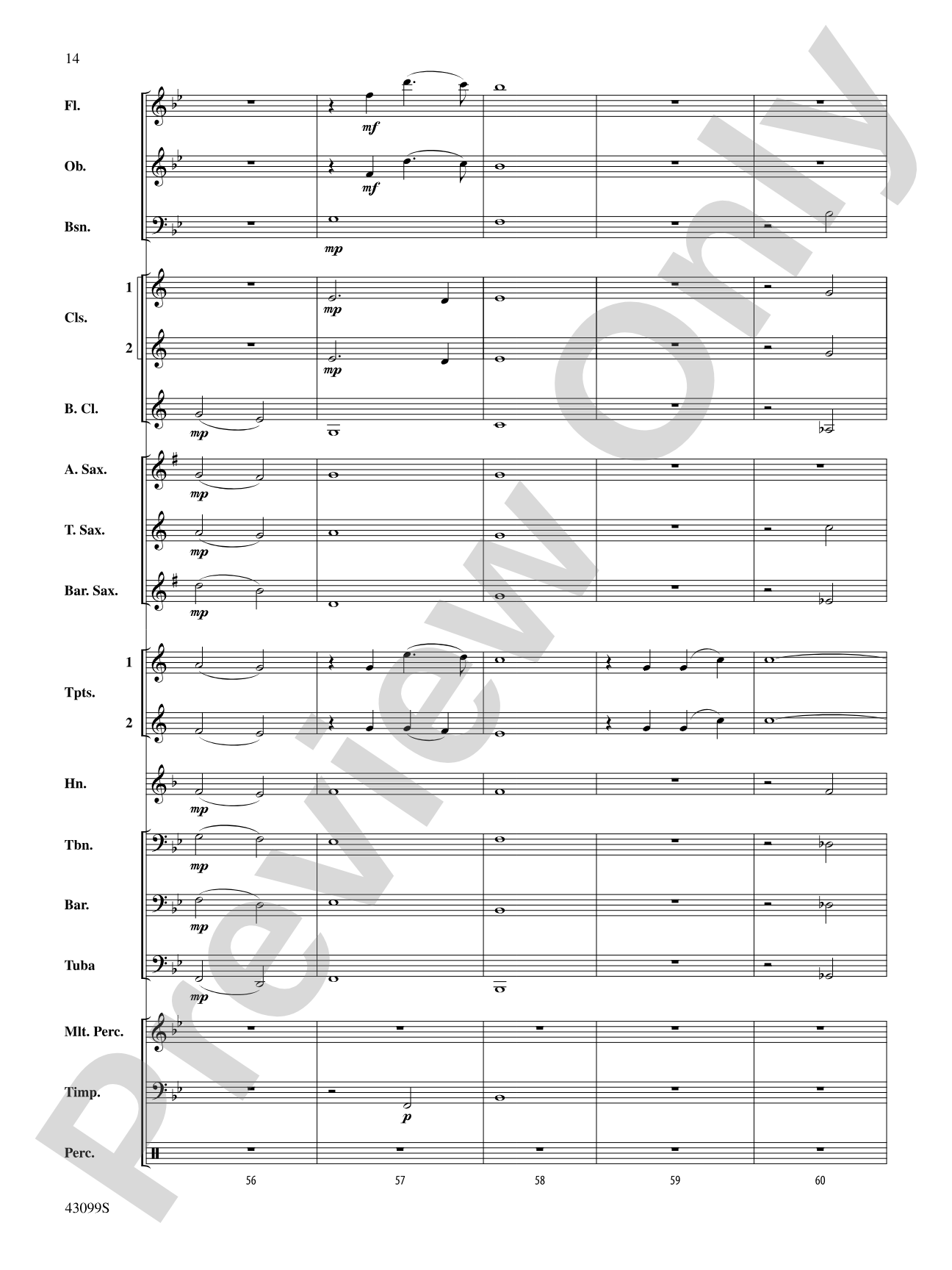 Carried on the Wings of Hope: Concert Band Conductor Score & Parts