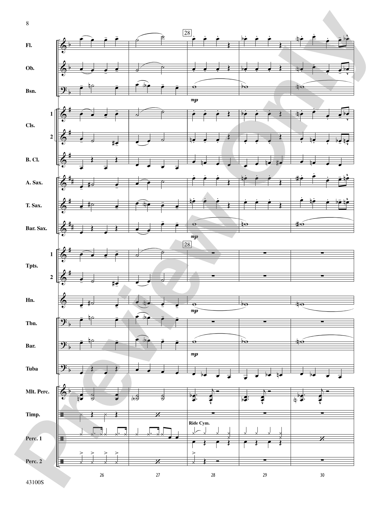 Jingle All the Way: Concert Band Conductor Score & Parts