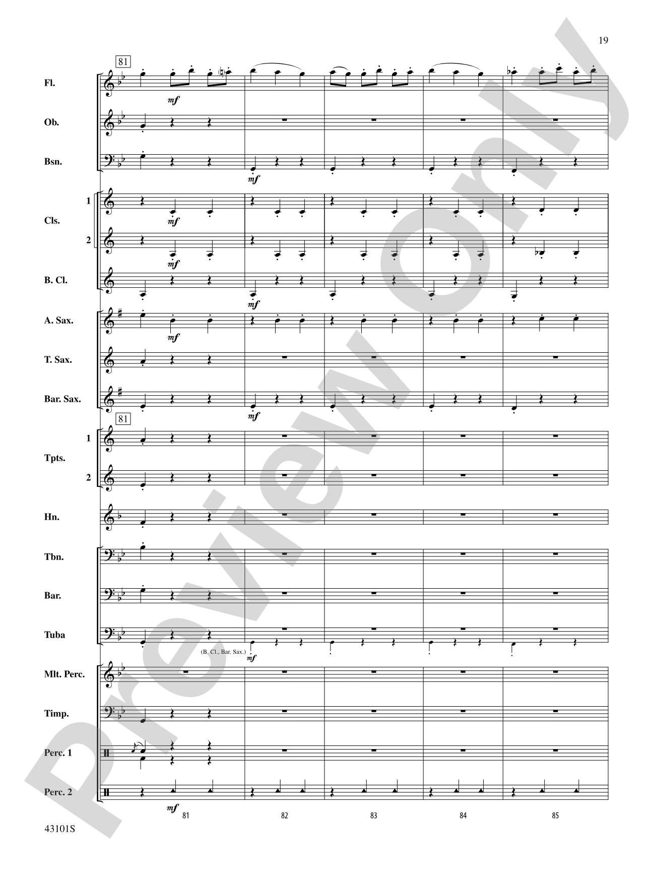 Danse Macabre: Concert Band Conductor Score & Parts