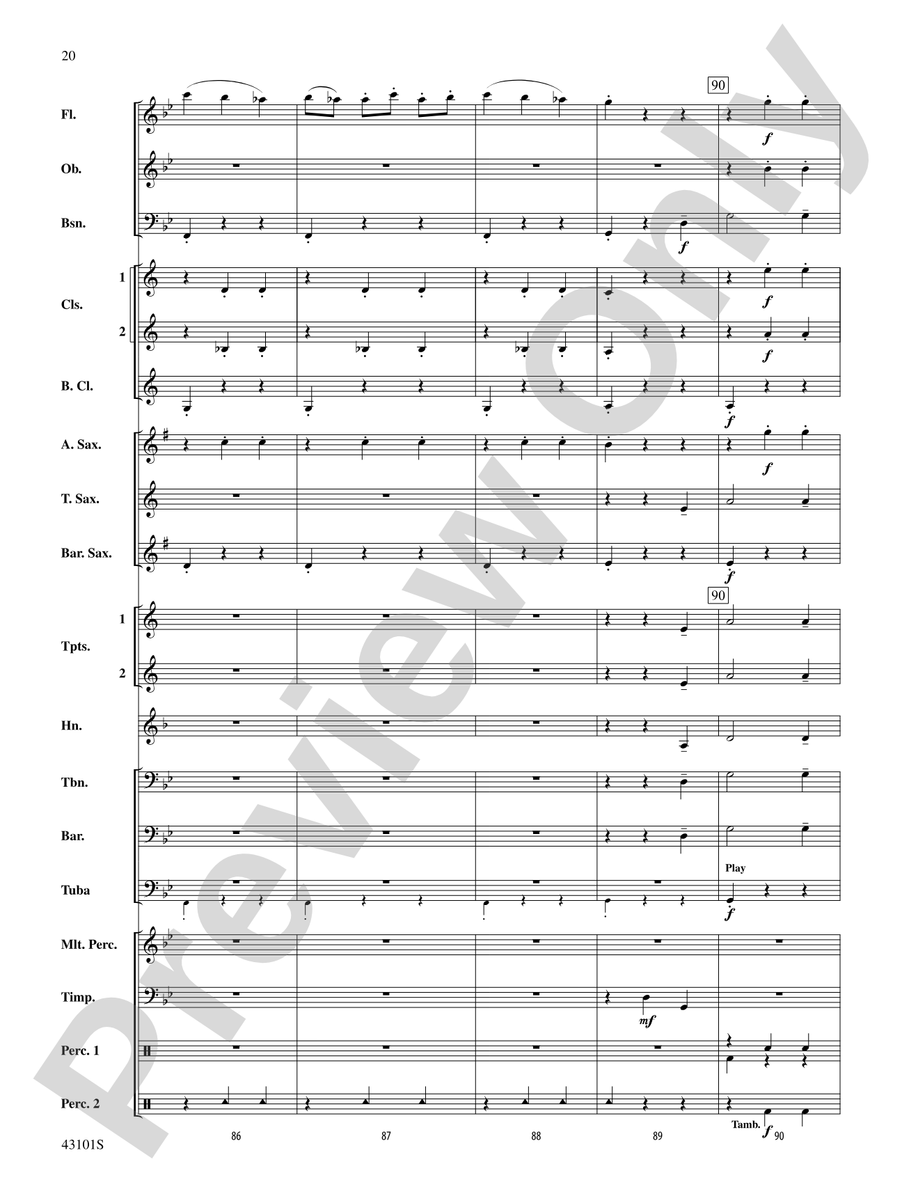 Danse Macabre: Concert Band Conductor Score & Parts