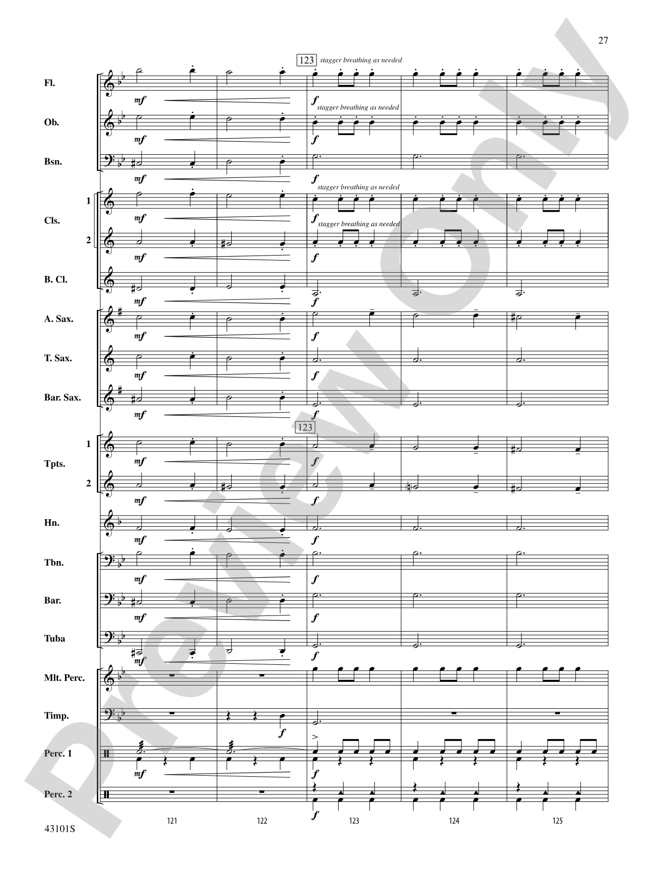 Danse Macabre: Concert Band Conductor Score & Parts