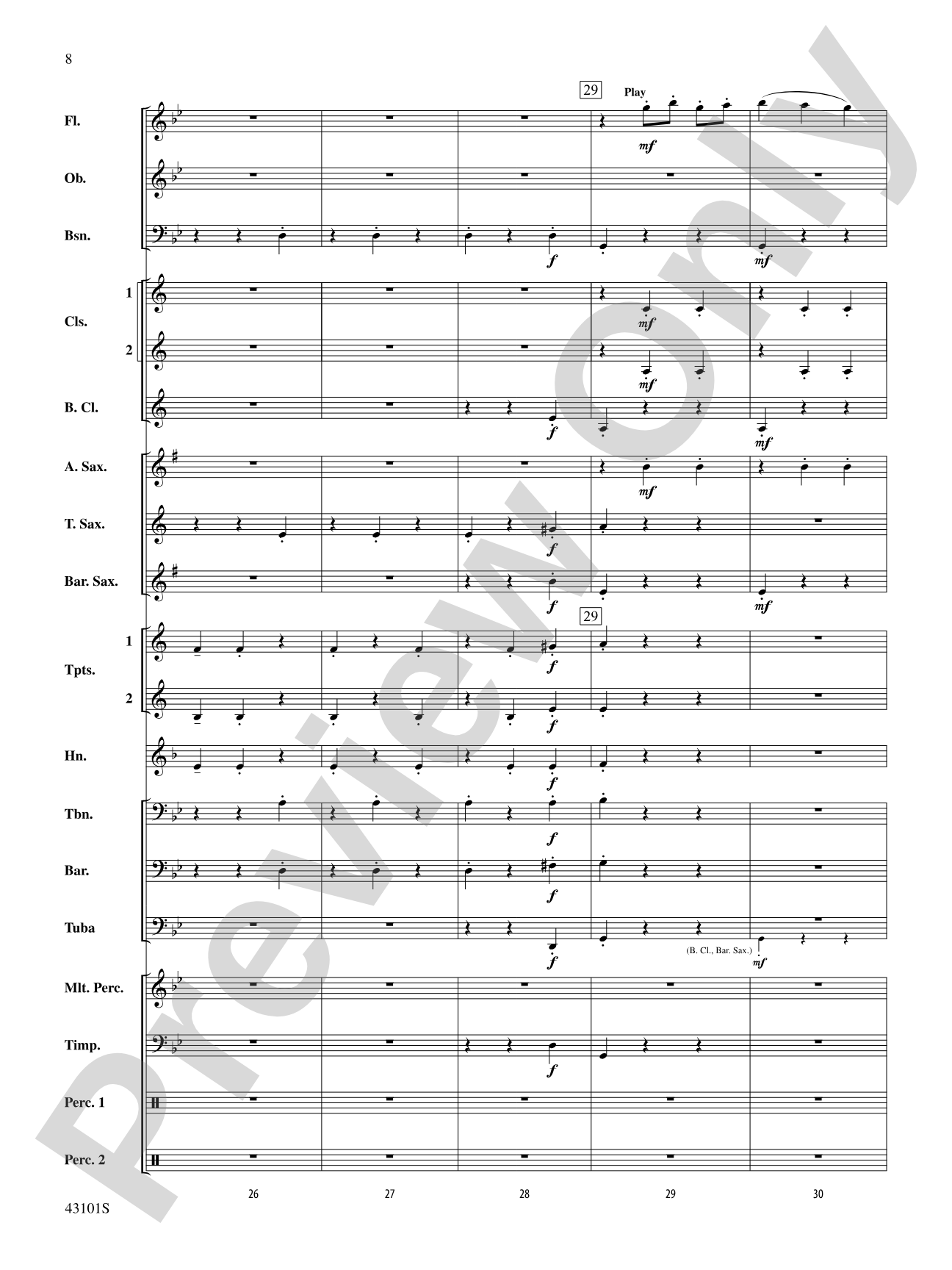 Danse Macabre: Concert Band Conductor Score & Parts