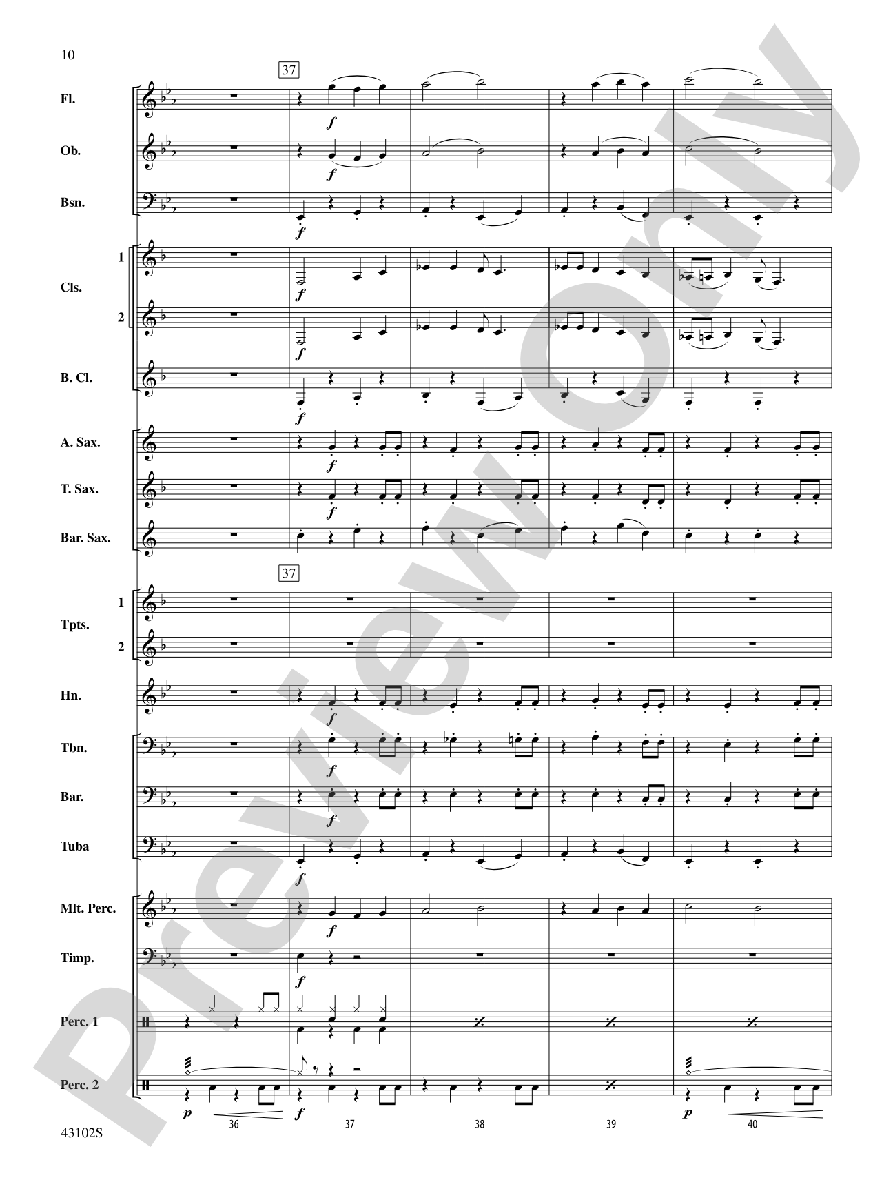 C.R.B.: Concert Band Conductor Score & Parts