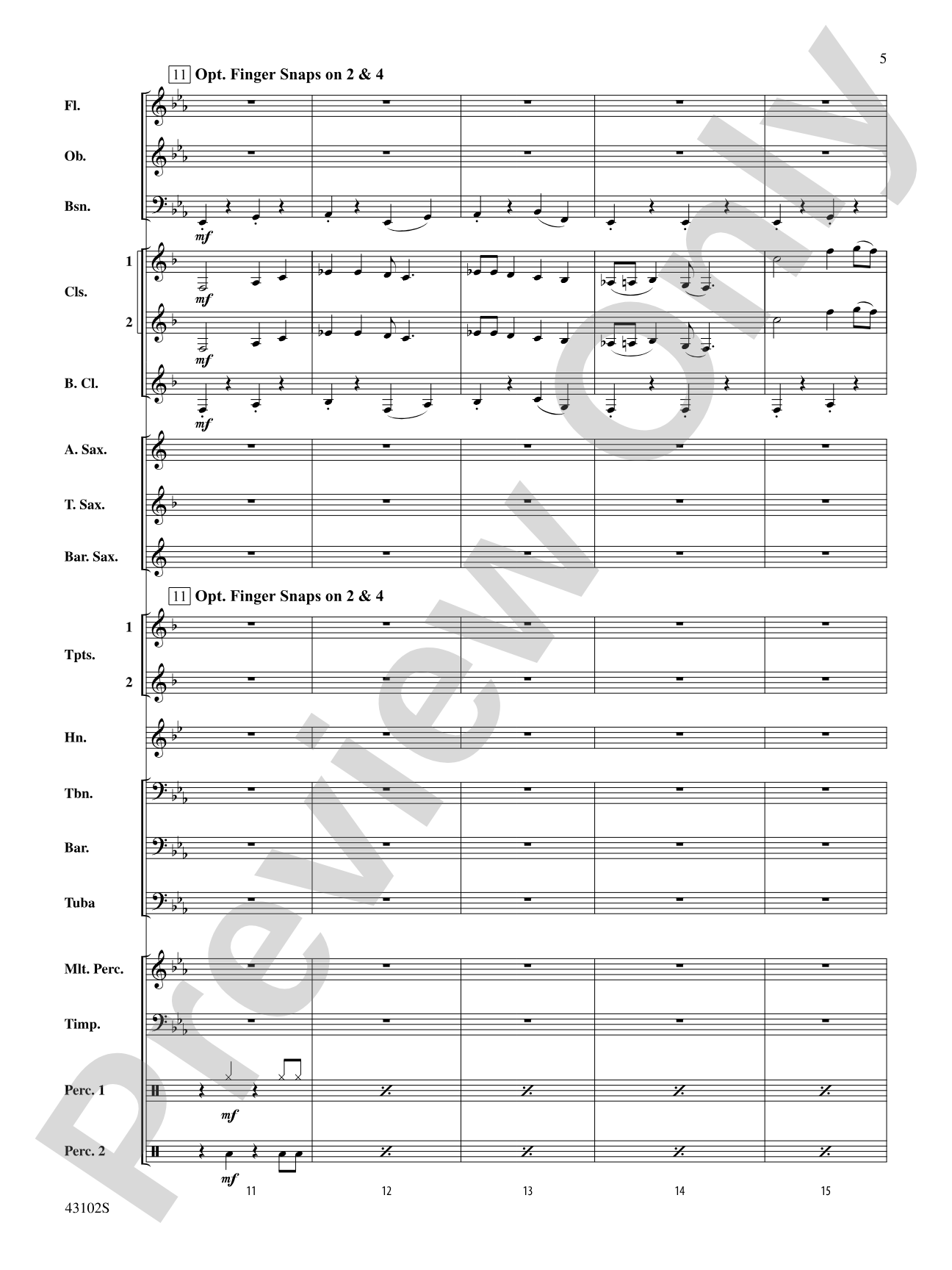 C.R.B.: Concert Band Conductor Score & Parts