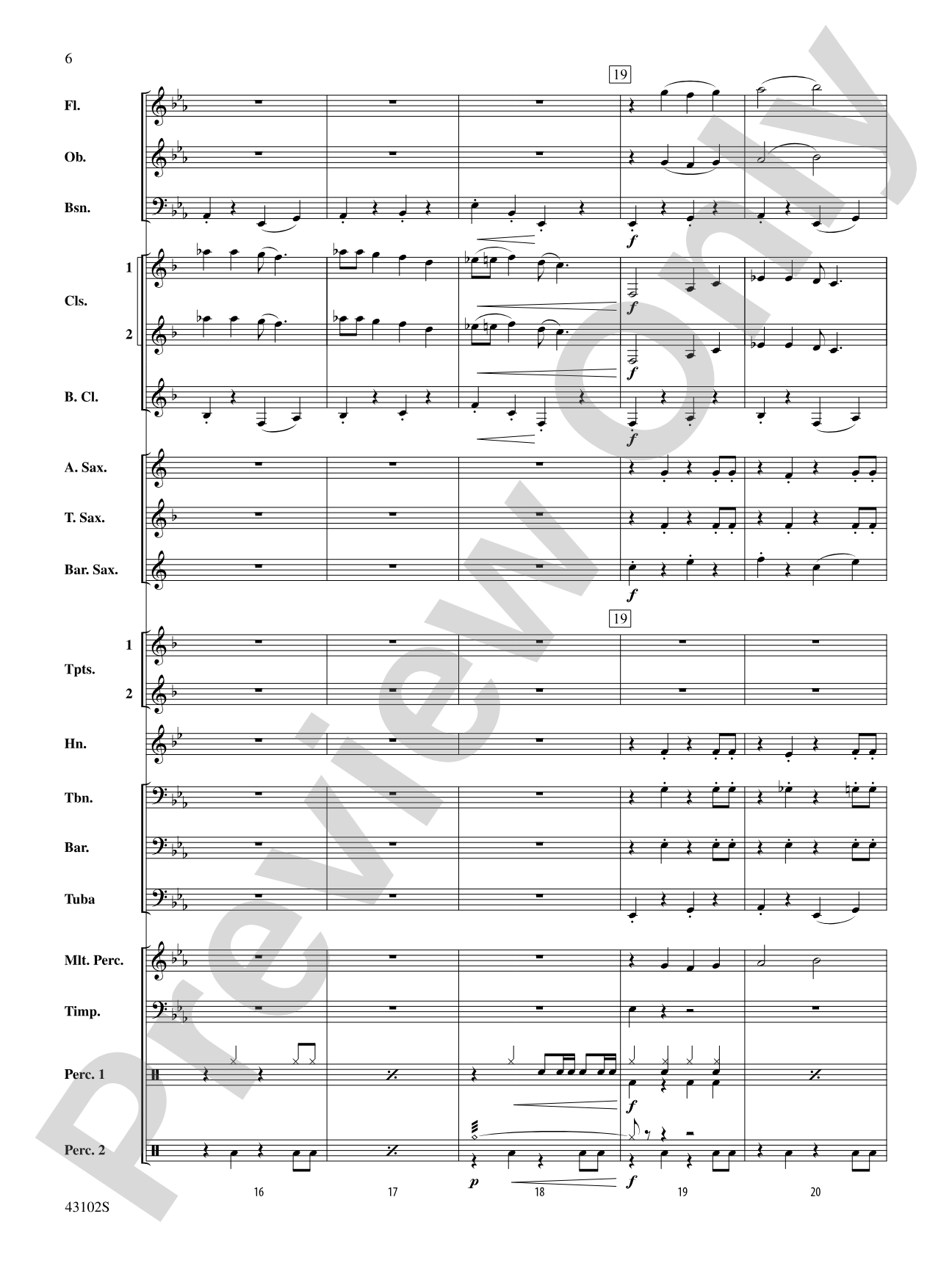 C.R.B.: Concert Band Conductor Score & Parts