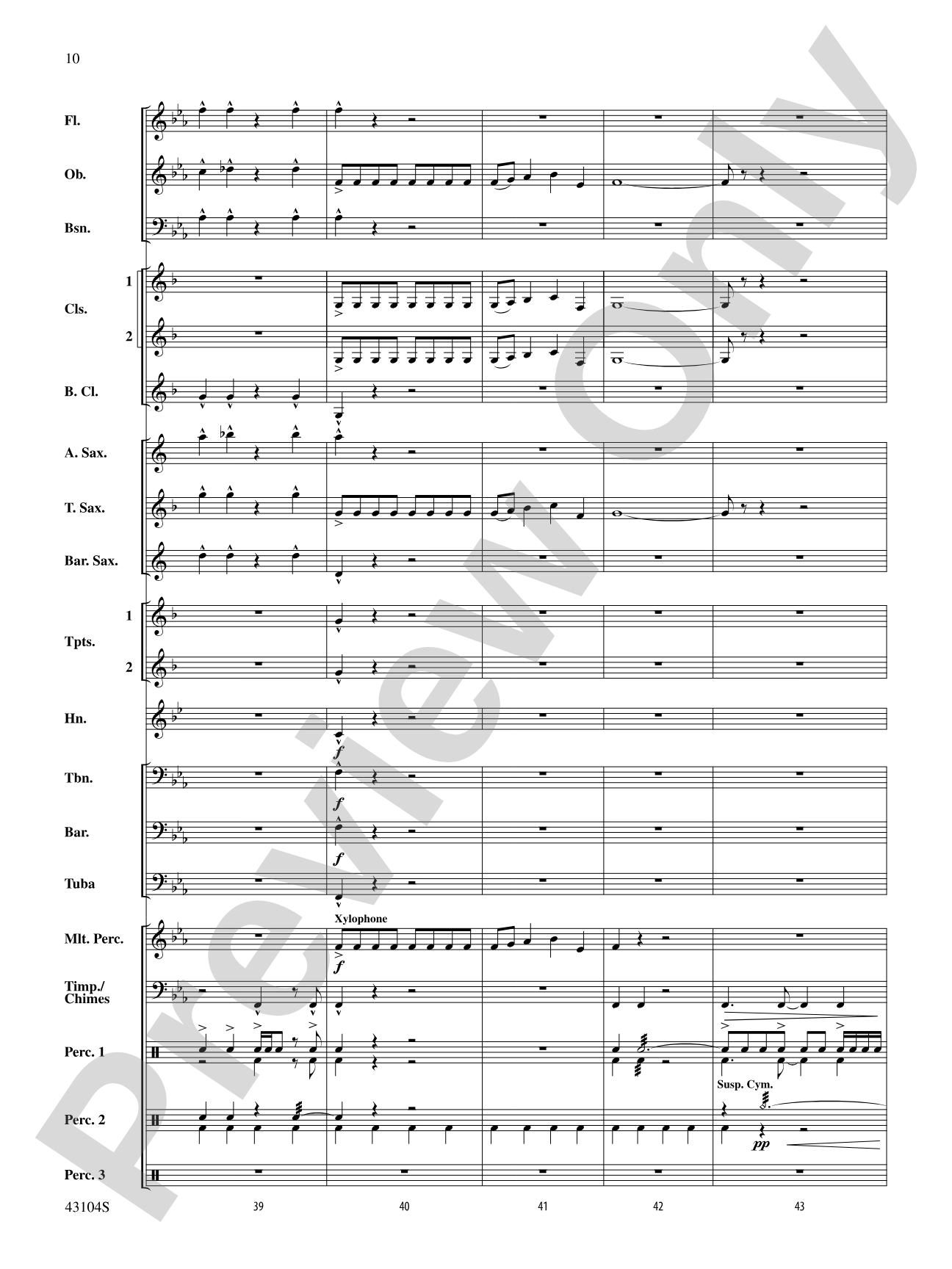 The Seventh Resolution: Concert Band Conductor Score & Parts