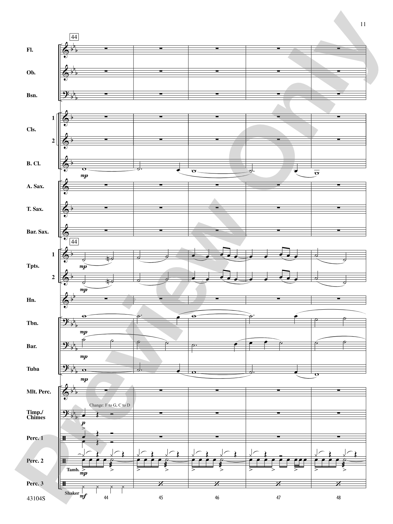 The Seventh Resolution: Concert Band Conductor Score & Parts