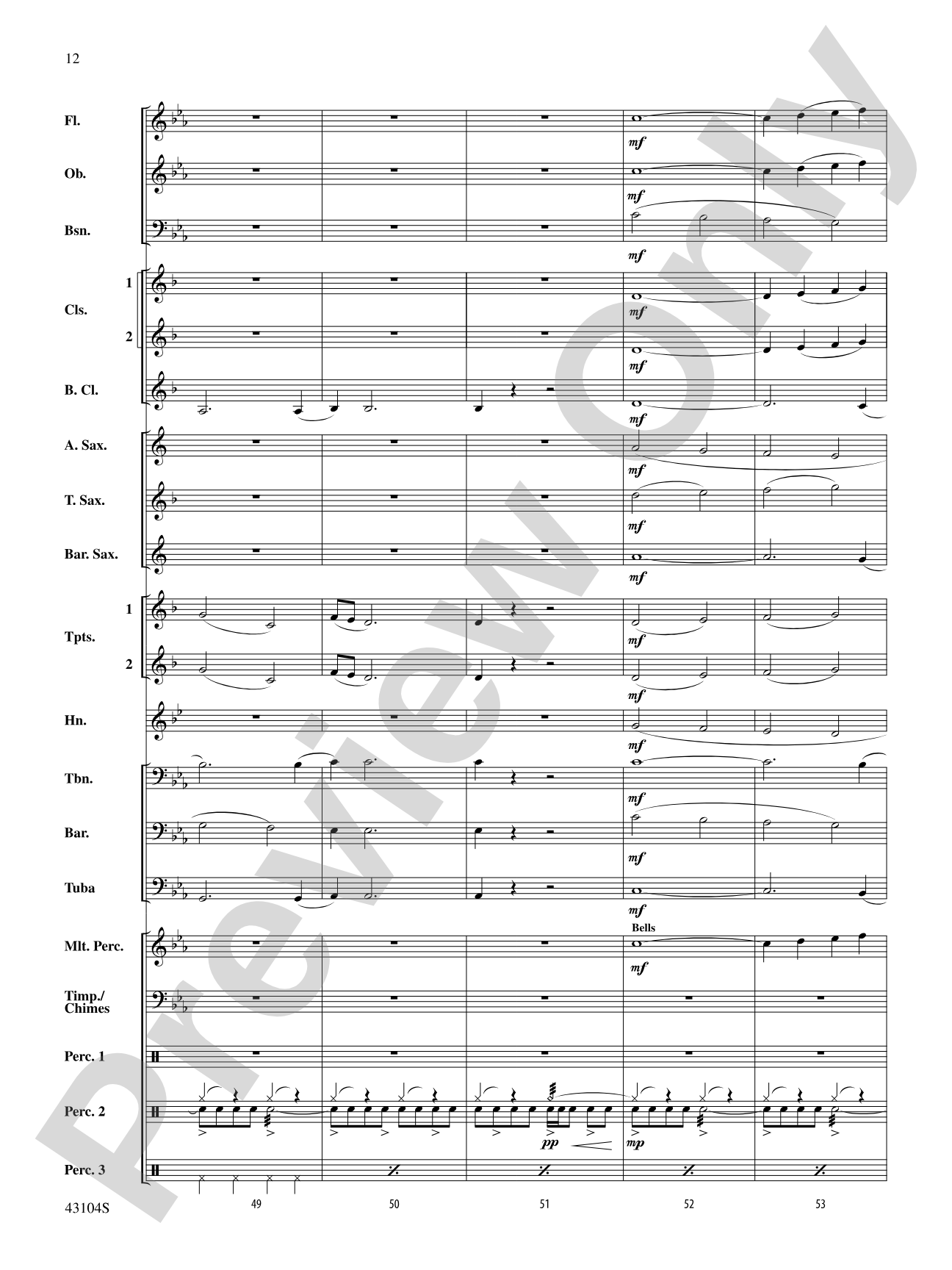 The Seventh Resolution: Concert Band Conductor Score & Parts