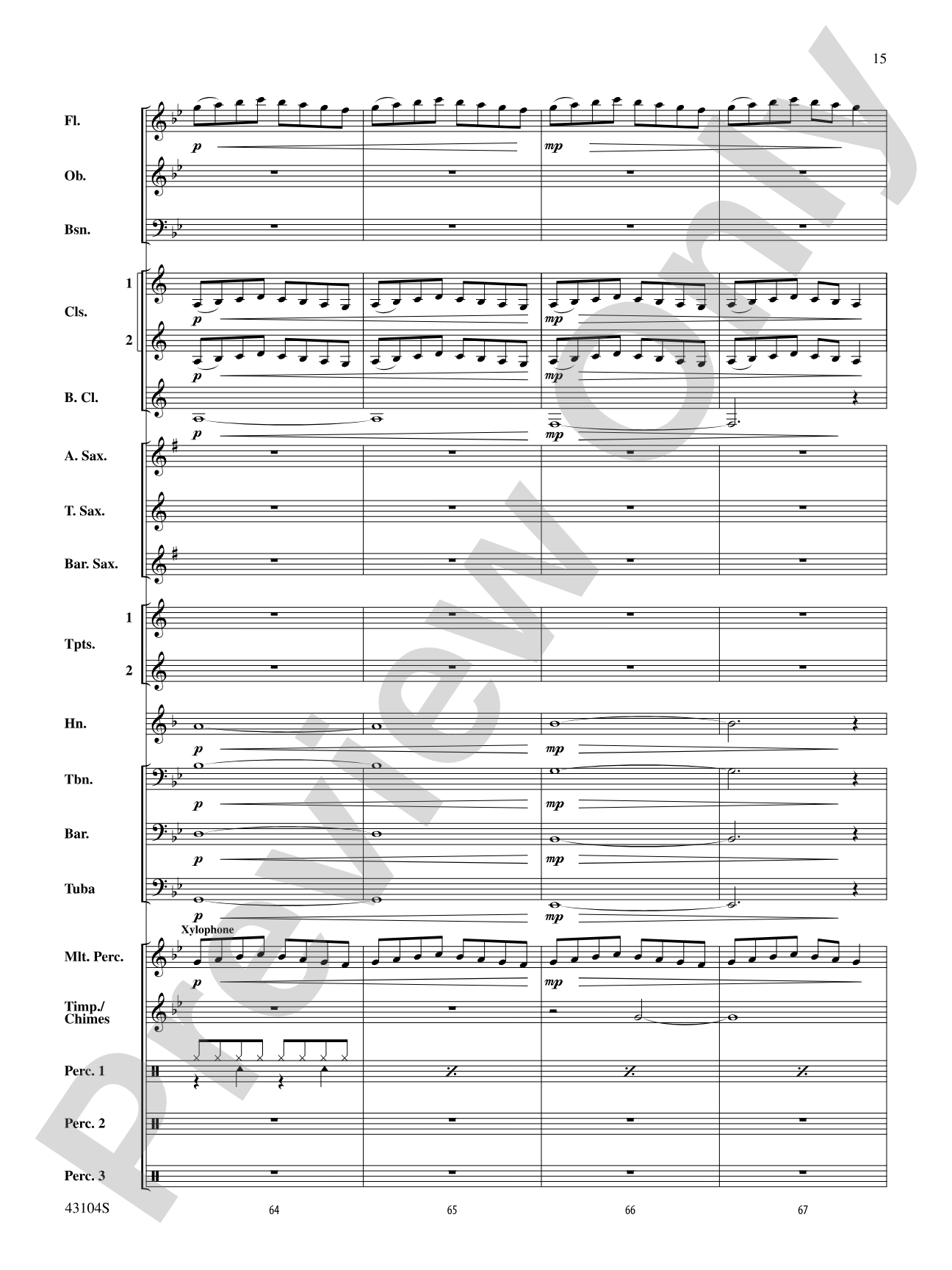 The Seventh Resolution: Concert Band Conductor Score & Parts