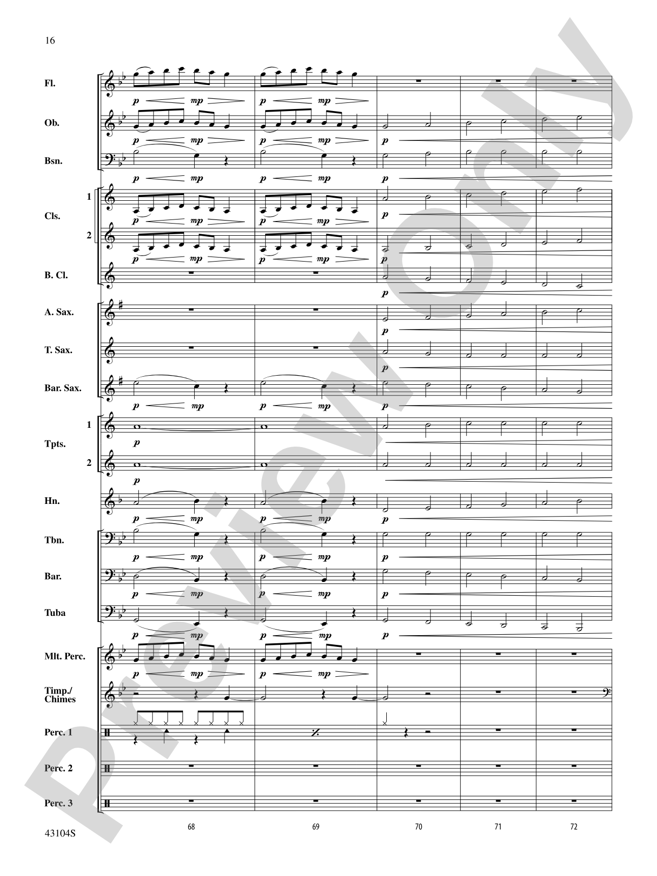 The Seventh Resolution: Concert Band Conductor Score & Parts