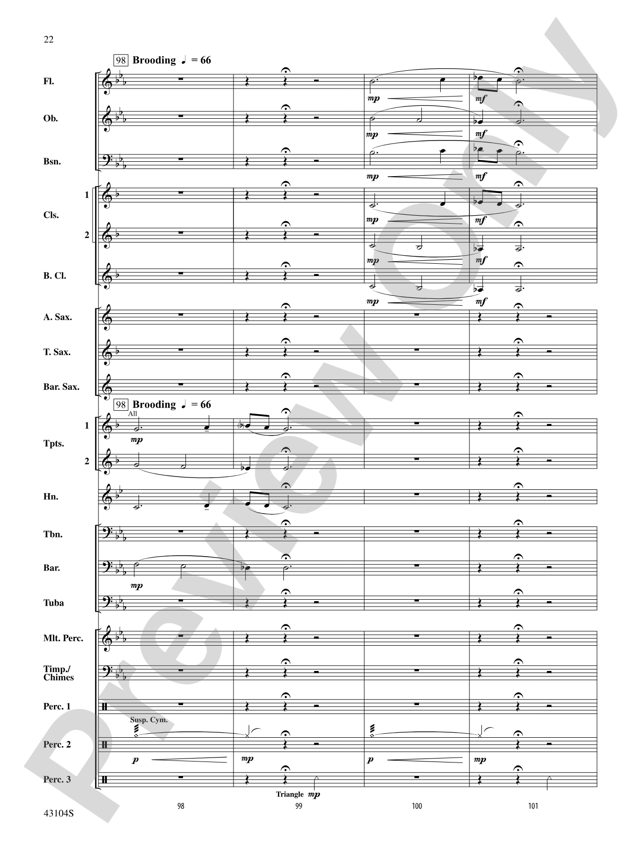 The Seventh Resolution: Concert Band Conductor Score & Parts
