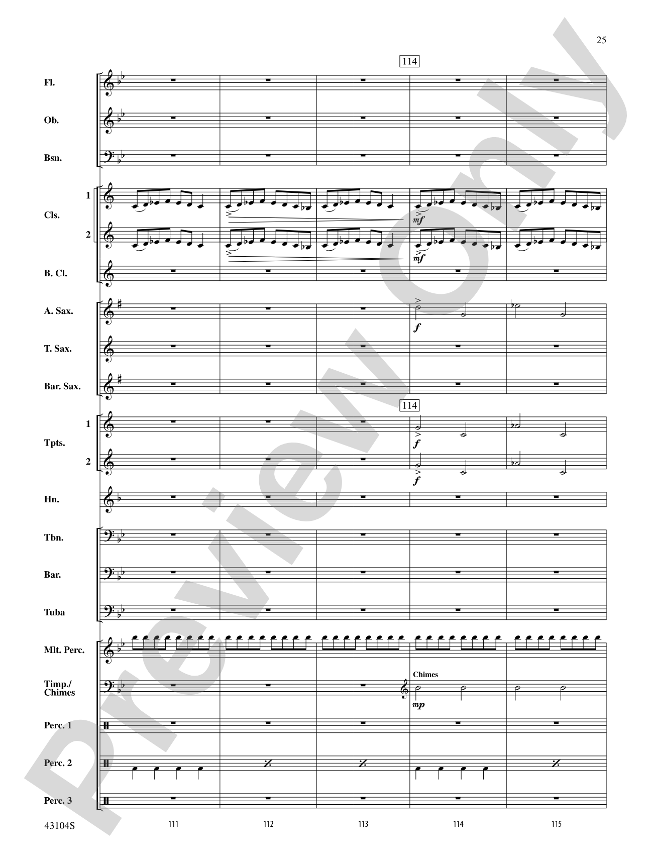 The Seventh Resolution: Concert Band Conductor Score & Parts