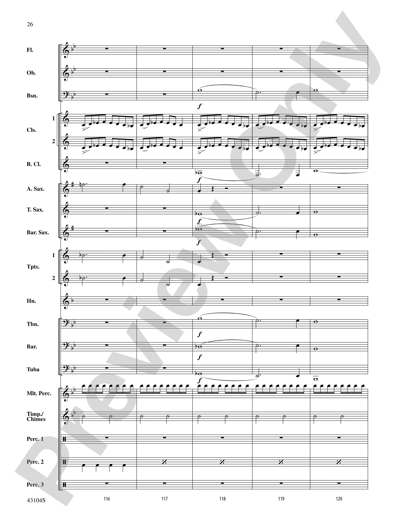 The Seventh Resolution: Concert Band Conductor Score & Parts