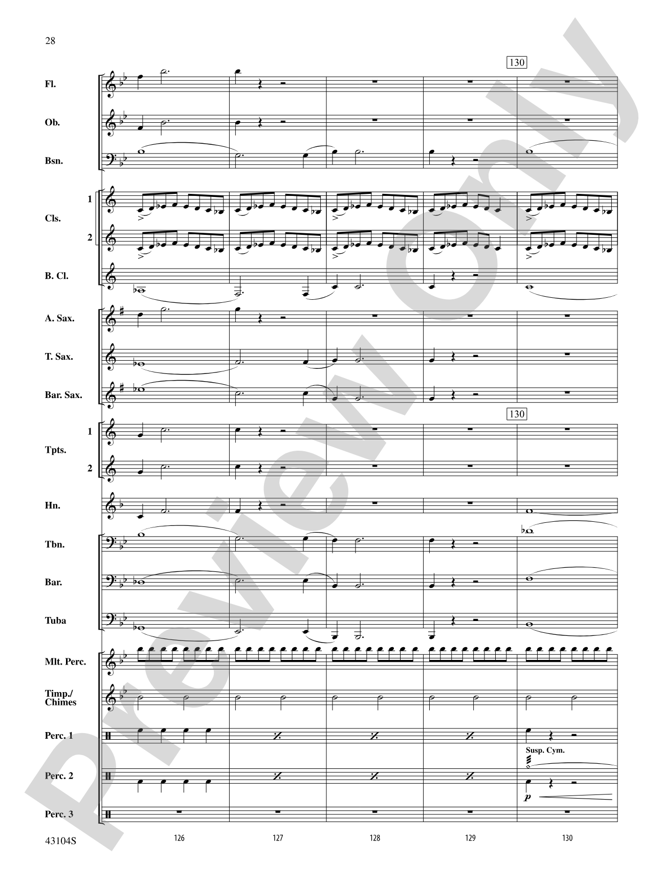 The Seventh Resolution: Concert Band Conductor Score & Parts