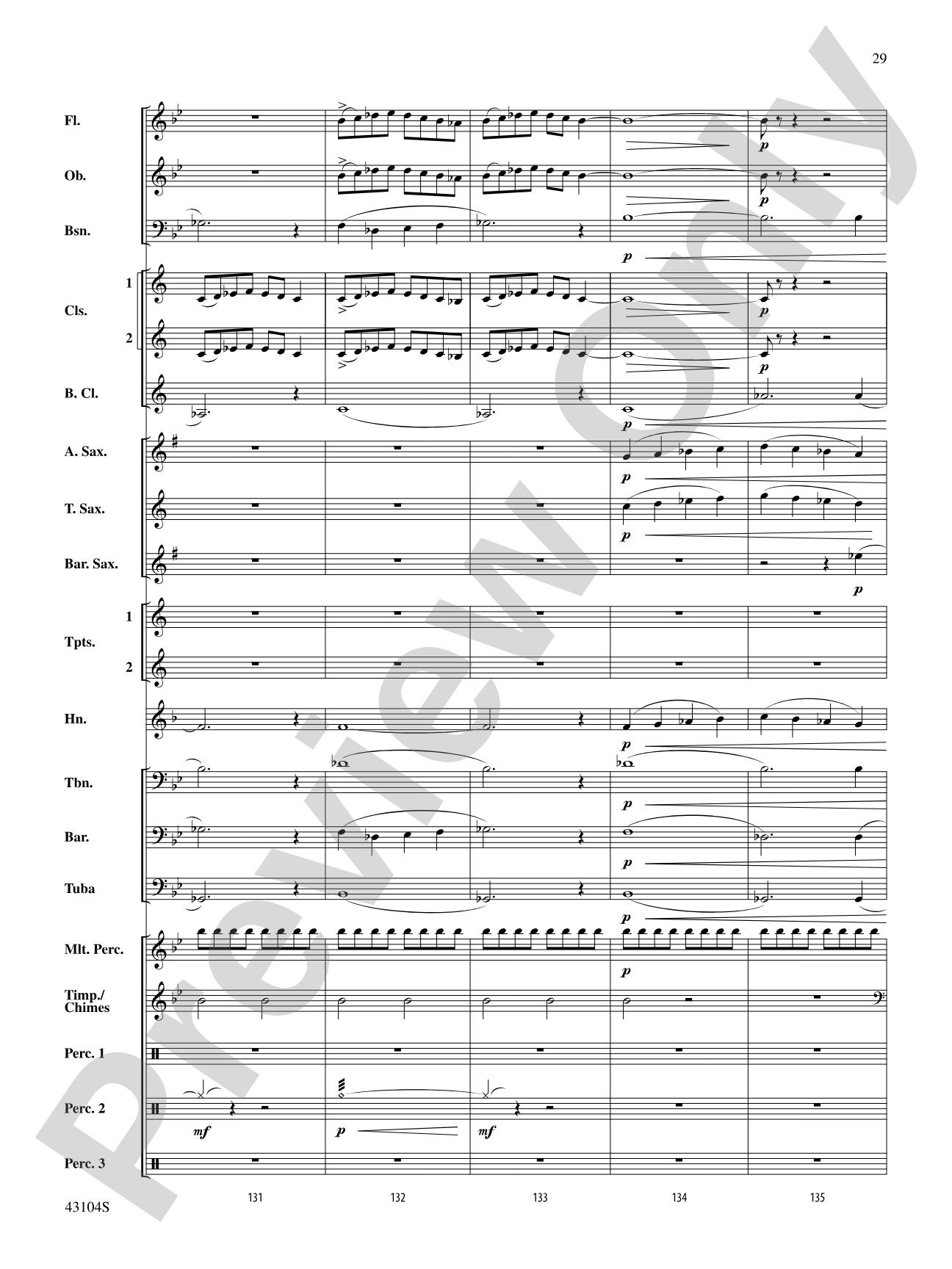 The Seventh Resolution: Concert Band Conductor Score & Parts