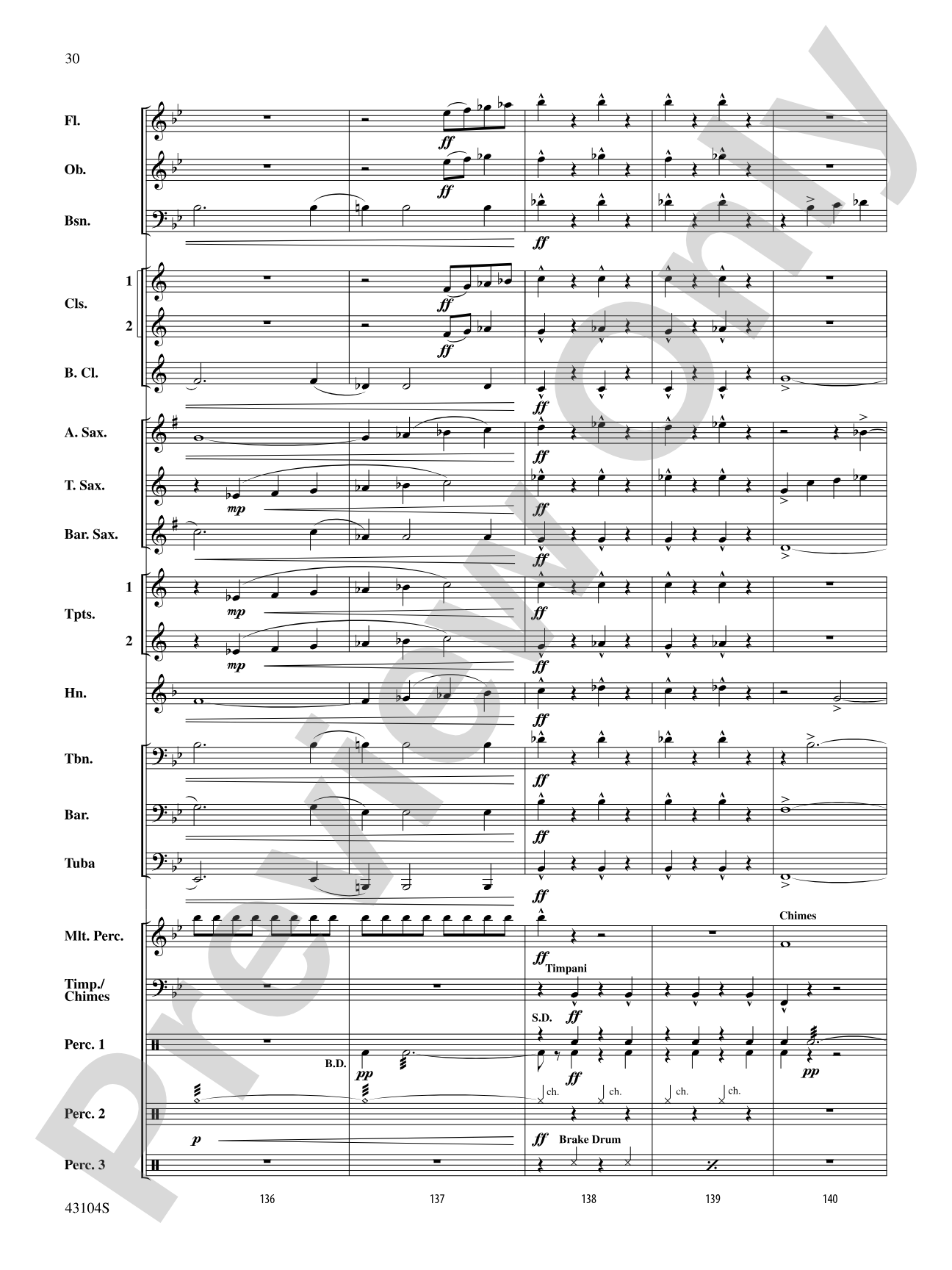 The Seventh Resolution: Concert Band Conductor Score & Parts