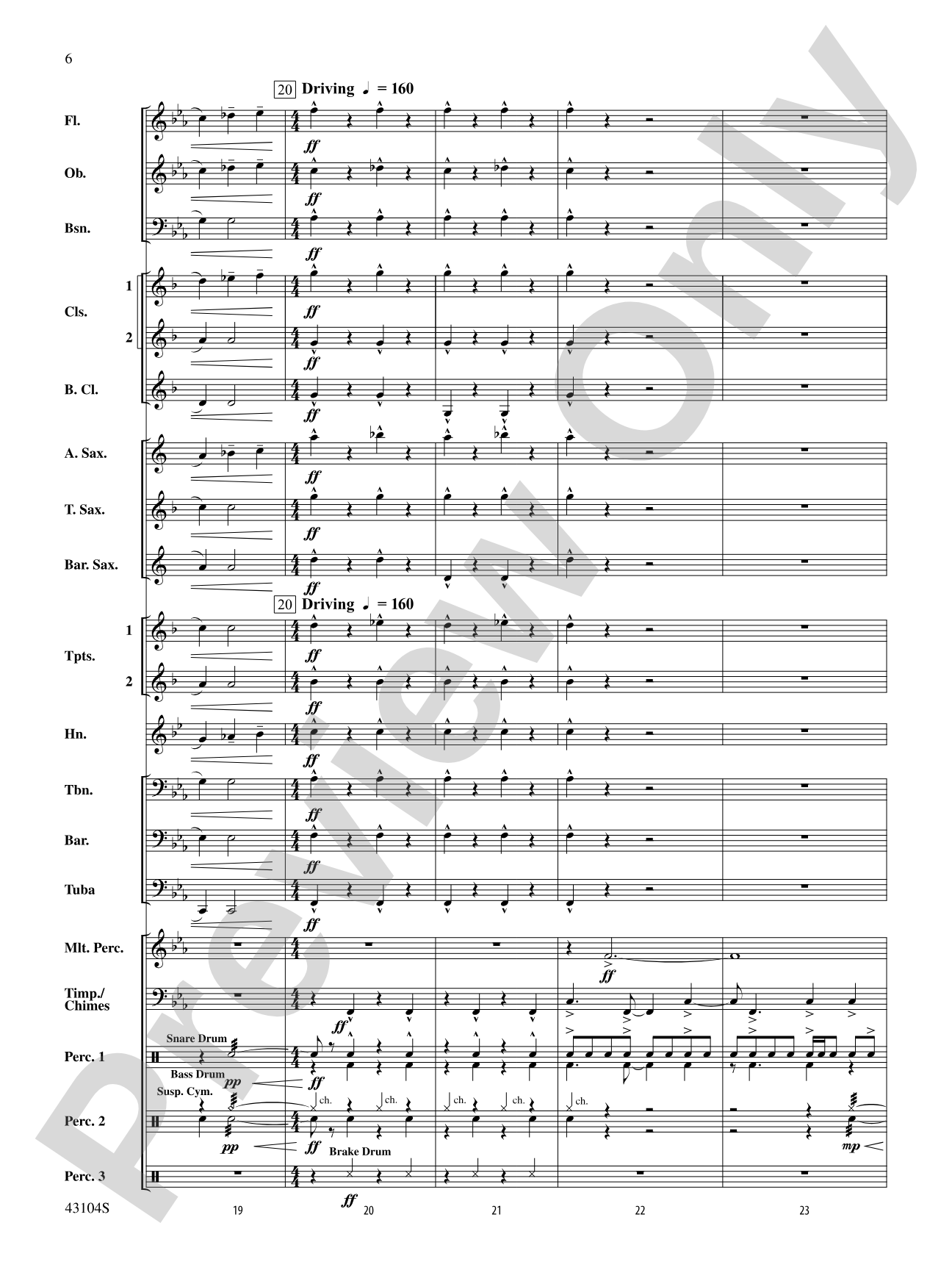 The Seventh Resolution: Concert Band Conductor Score & Parts