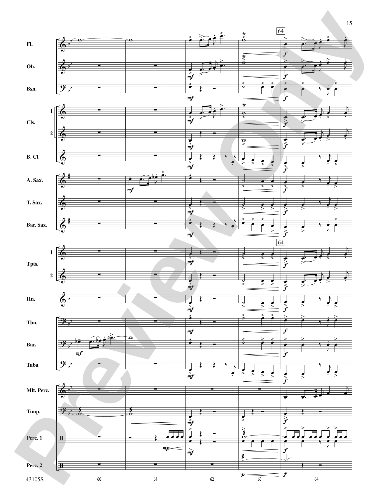 Cheyenne: Concert Band Conductor Score & Parts