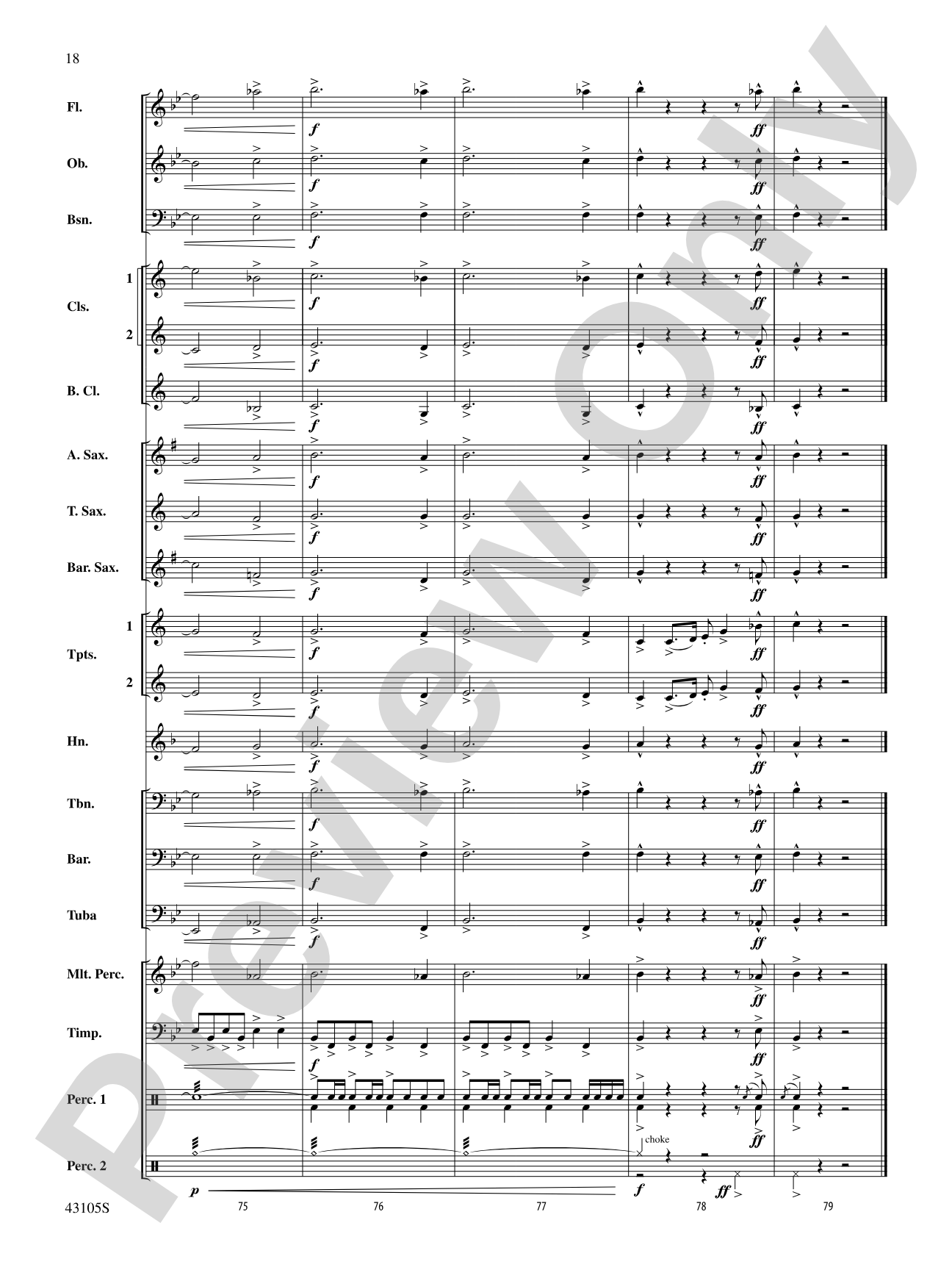 Cheyenne: Concert Band Conductor Score & Parts