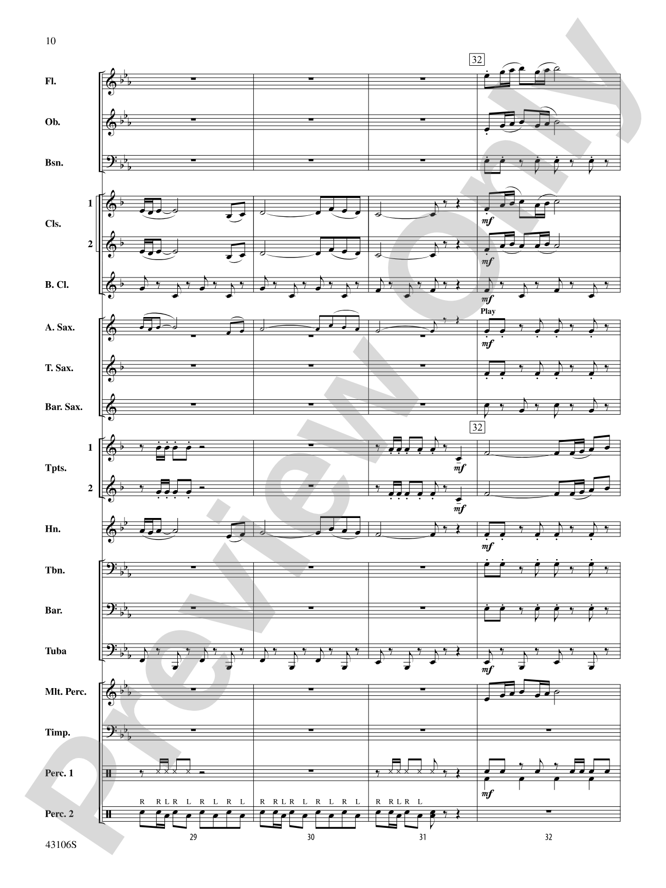 Española: Concert Band Conductor Score & Parts
