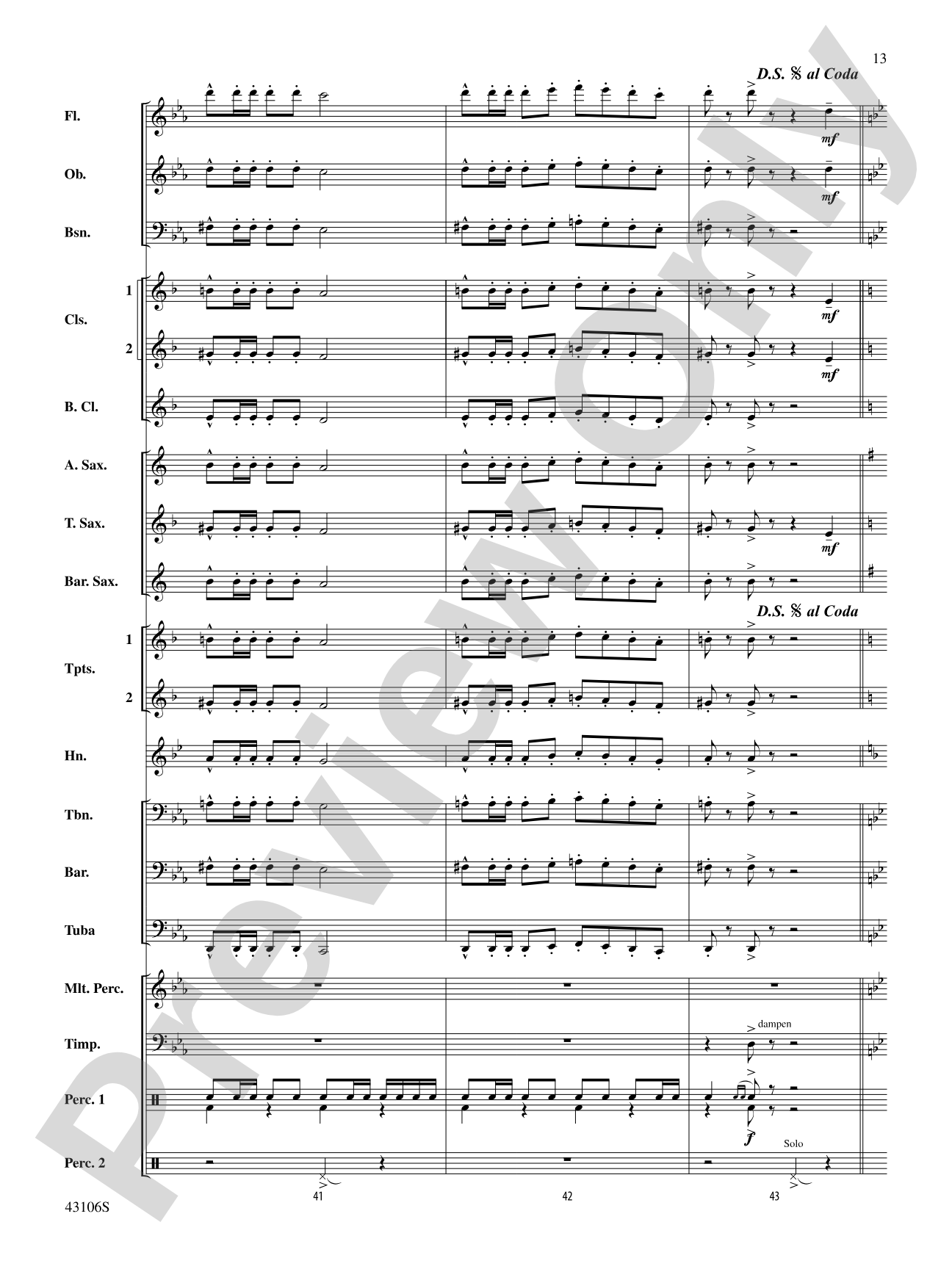 Española: Concert Band Conductor Score & Parts