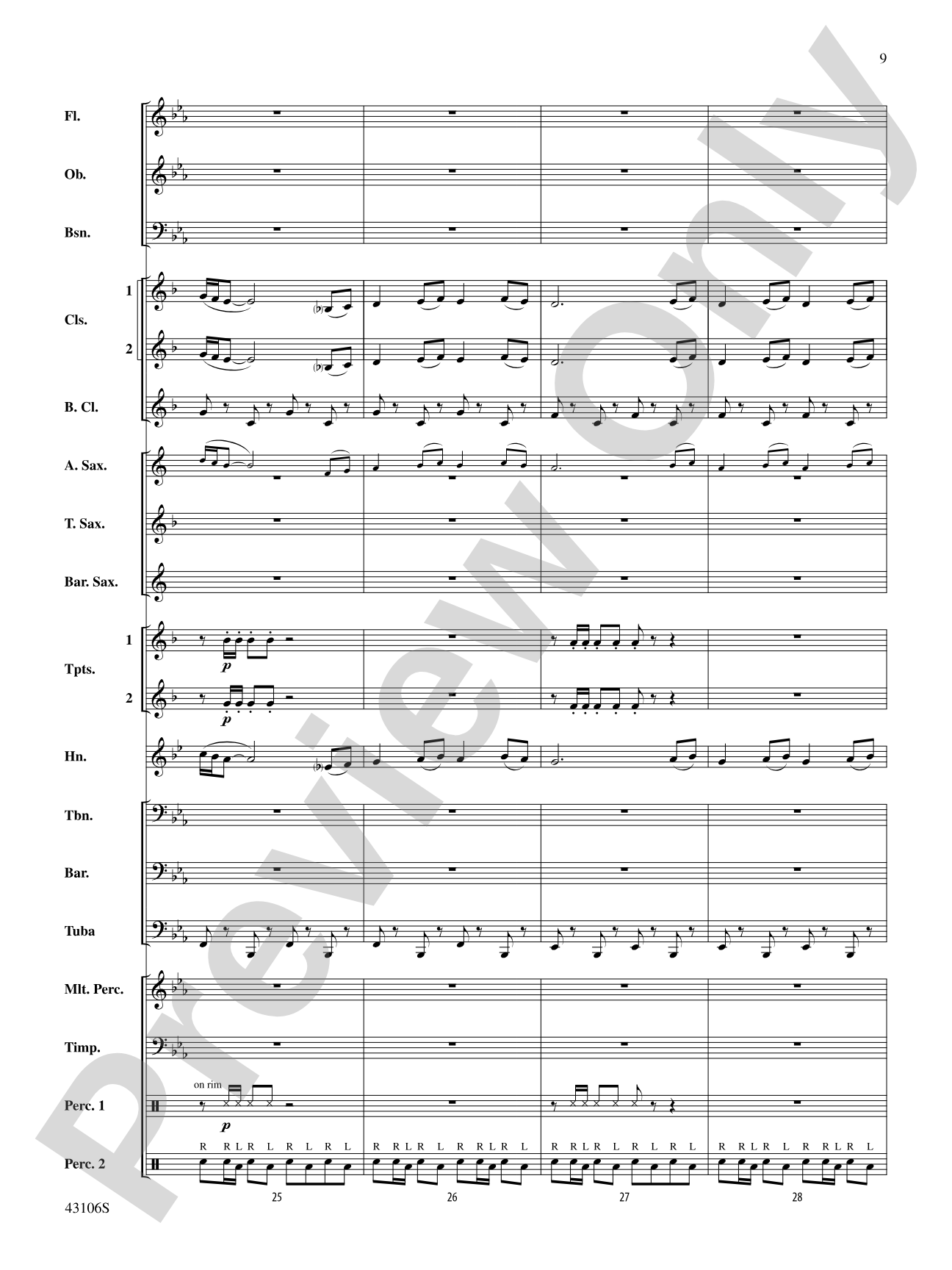 Española: Concert Band Conductor Score & Parts