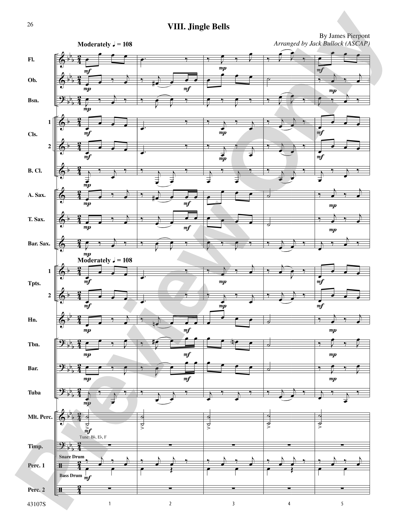Happy Holidays---Vol. 2: Concert Band Conductor Score & Parts