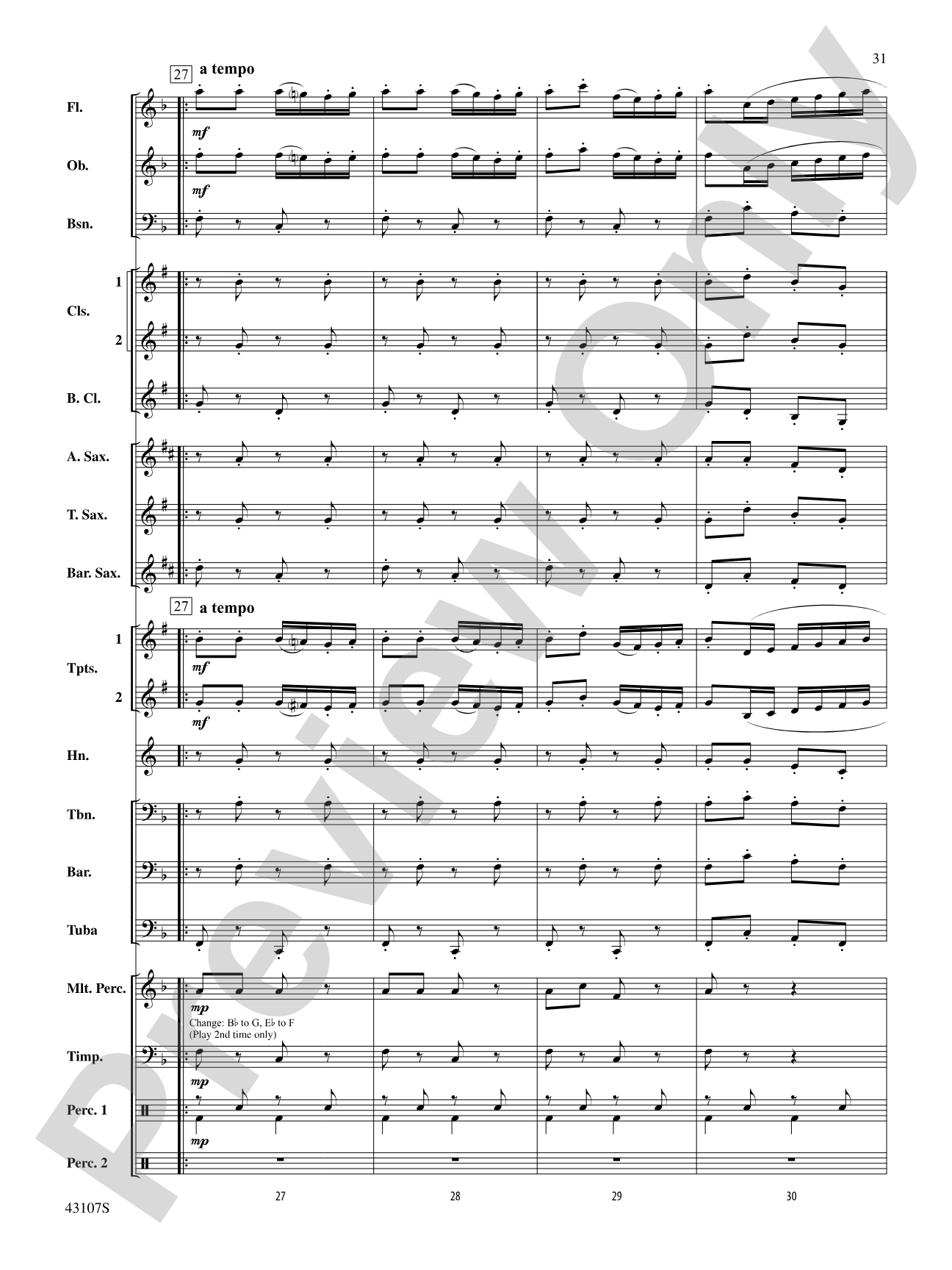 Happy Holidays---Vol. 2: Concert Band Conductor Score & Parts