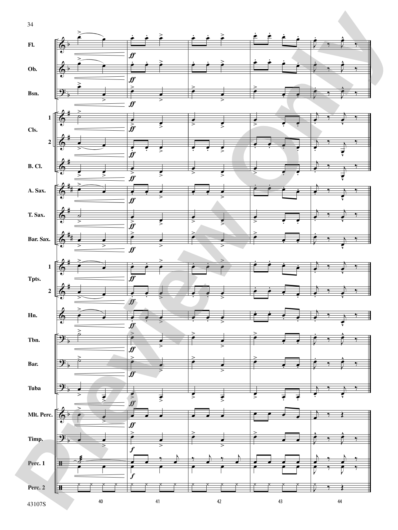 Happy Holidays---Vol. 2: Concert Band Conductor Score & Parts