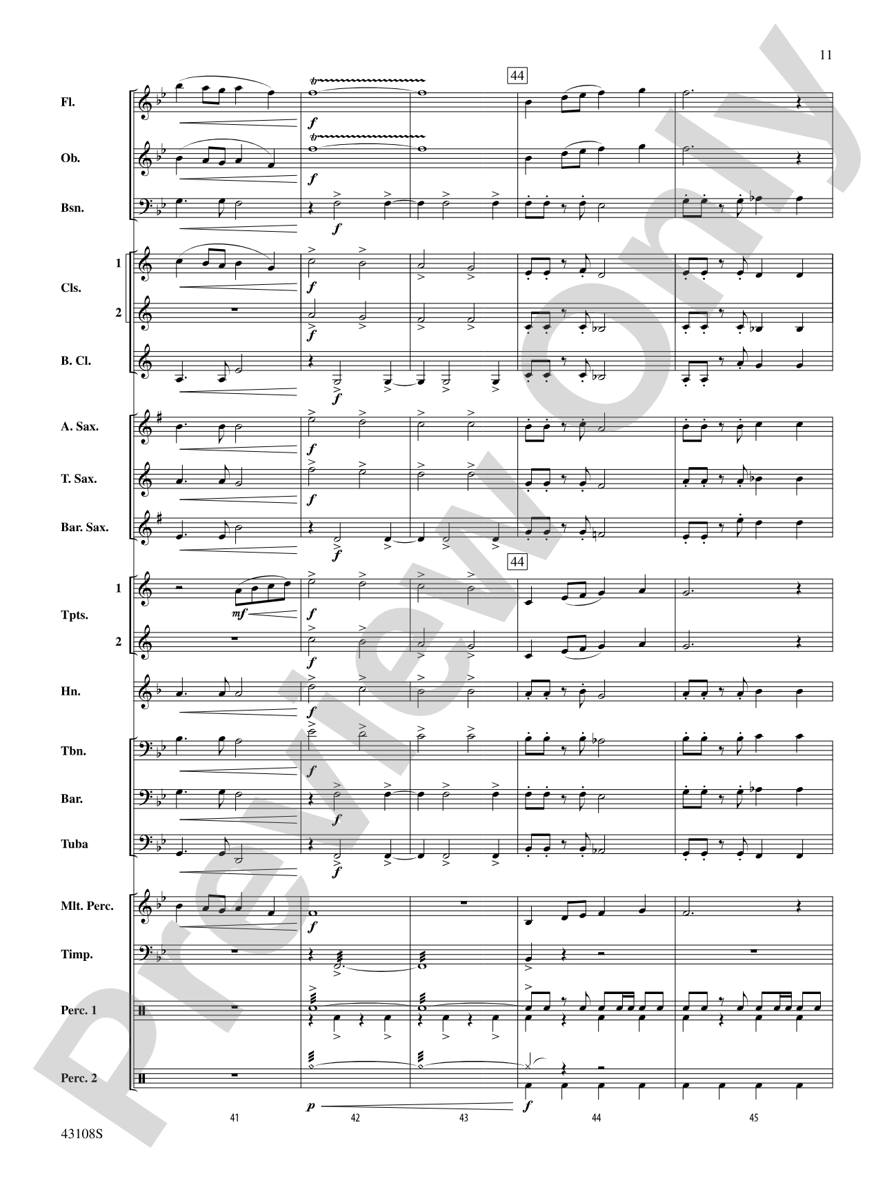 Jubilant Fanfare: Concert Band Conductor Score & Parts
