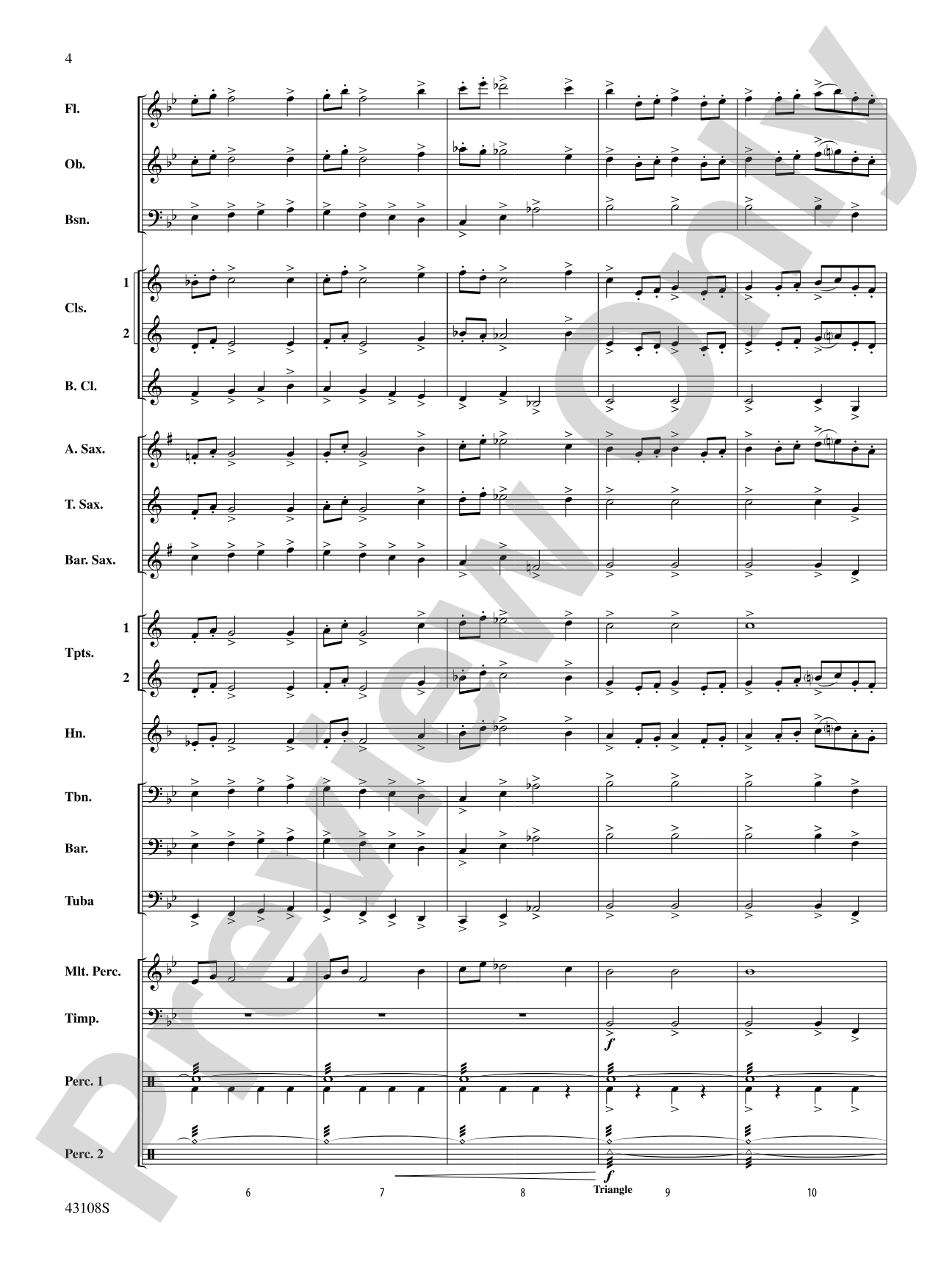 Jubilant Fanfare: Concert Band Conductor Score & Parts