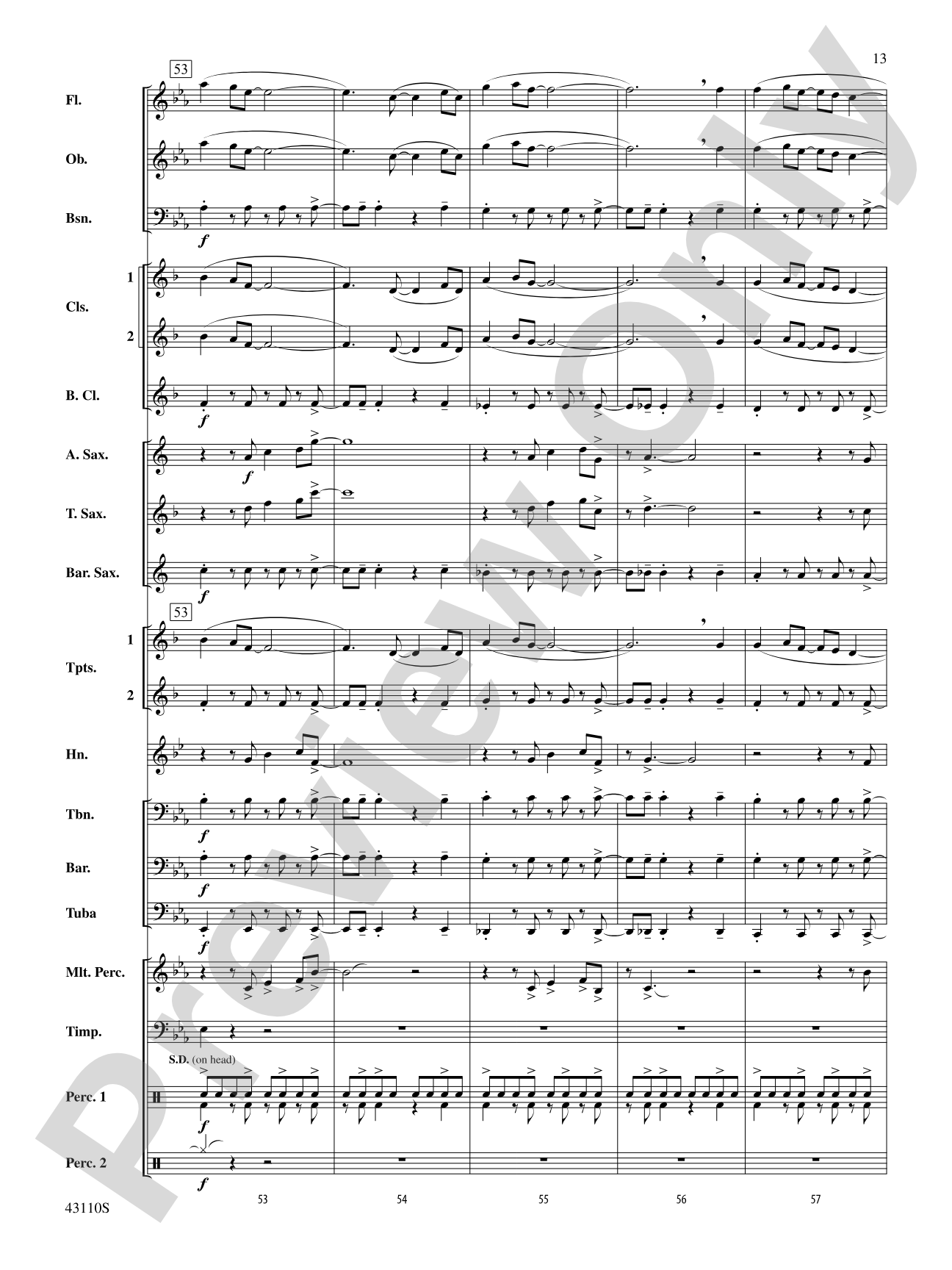 Onore!: Concert Band Conductor Score & Parts