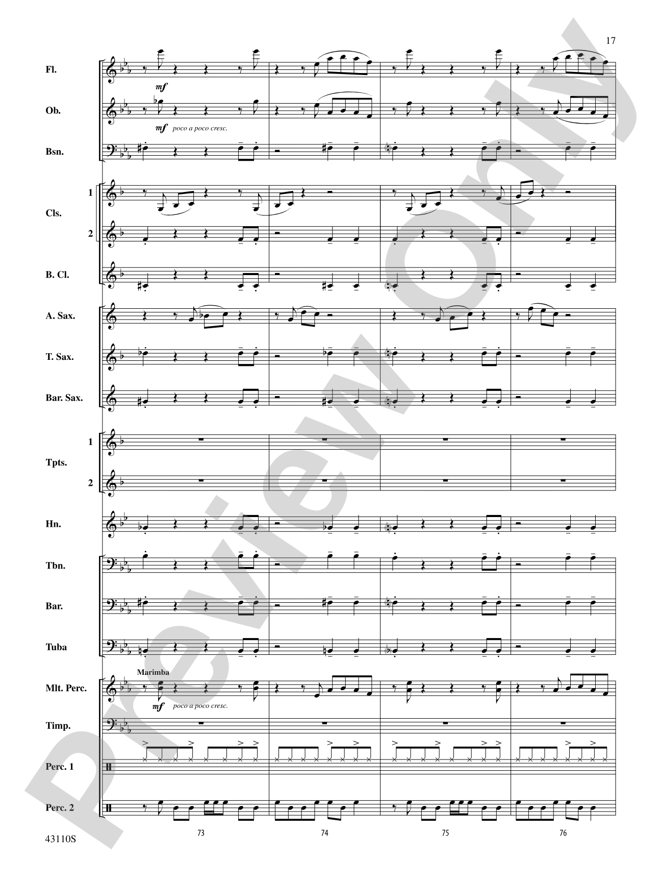 Onore!: Concert Band Conductor Score & Parts