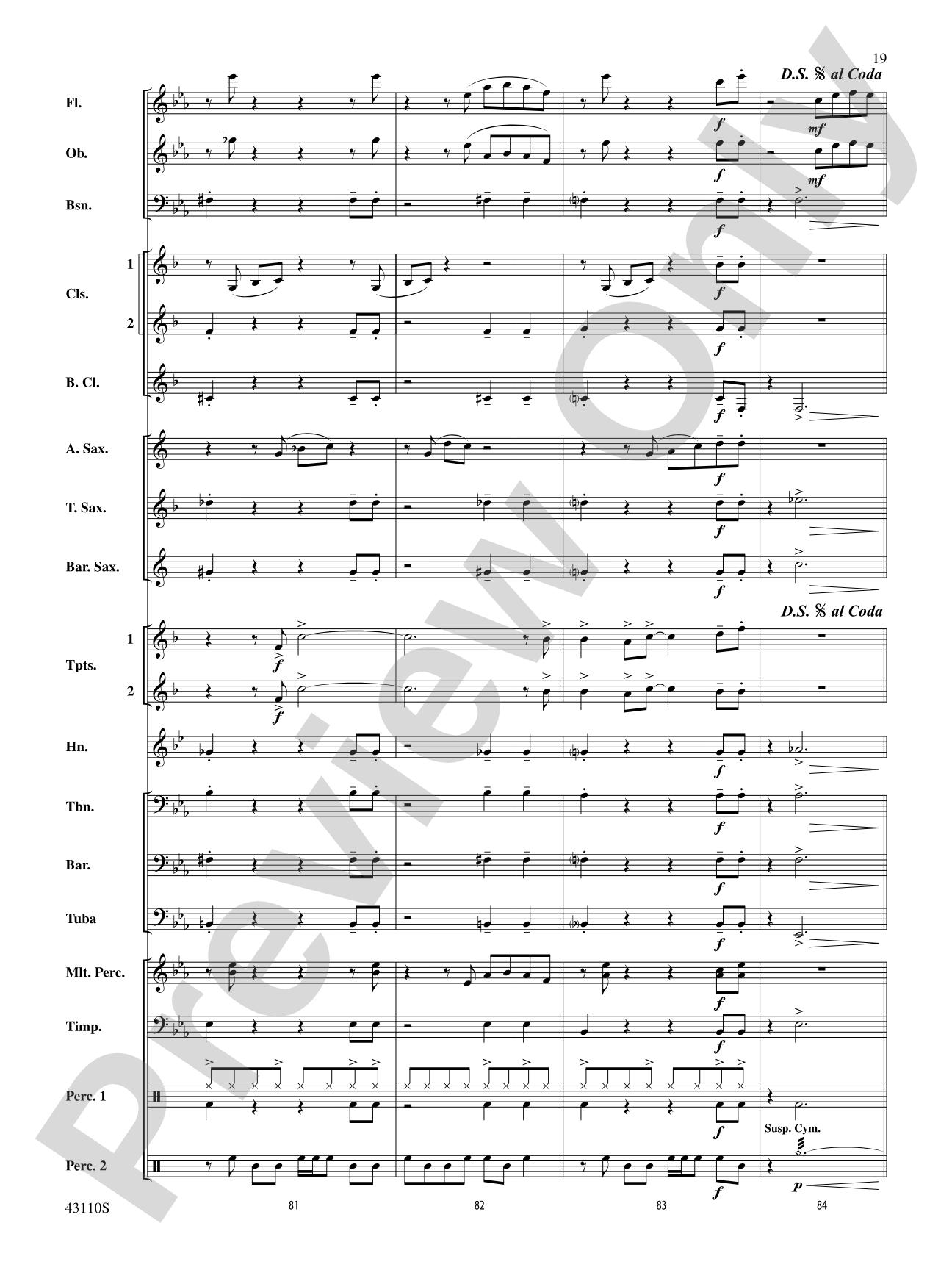 Onore!: Concert Band Conductor Score & Parts