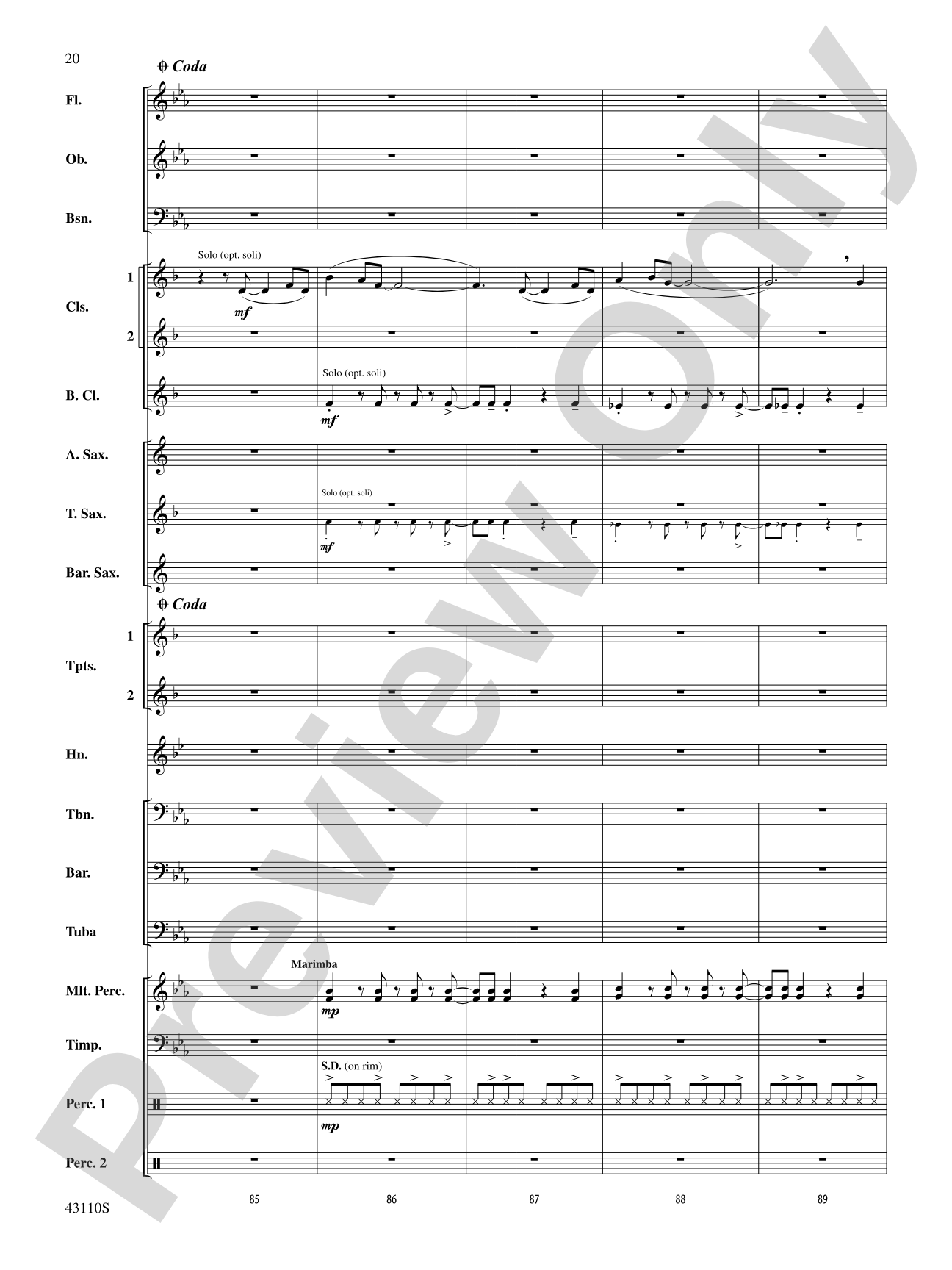 Onore!: Concert Band Conductor Score & Parts