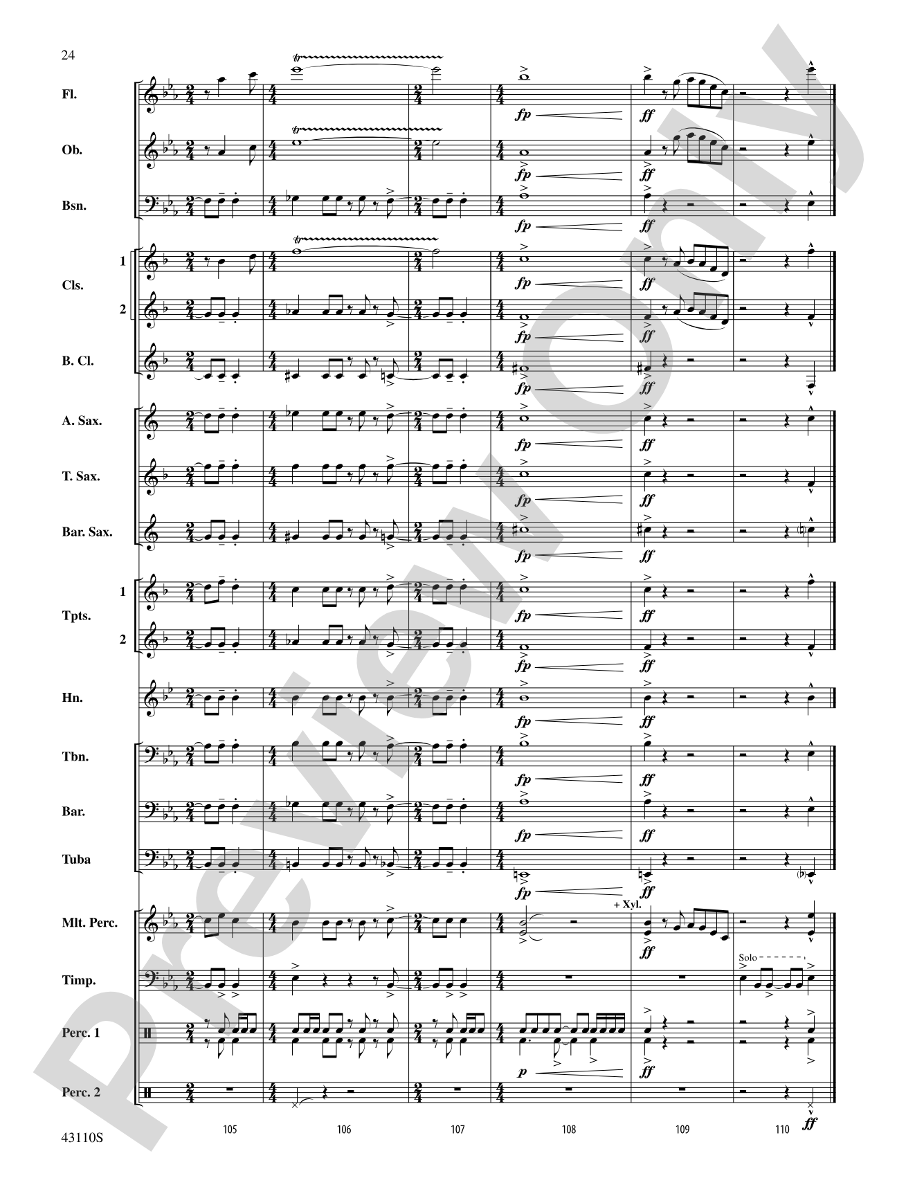 Onore!: Concert Band Conductor Score & Parts
