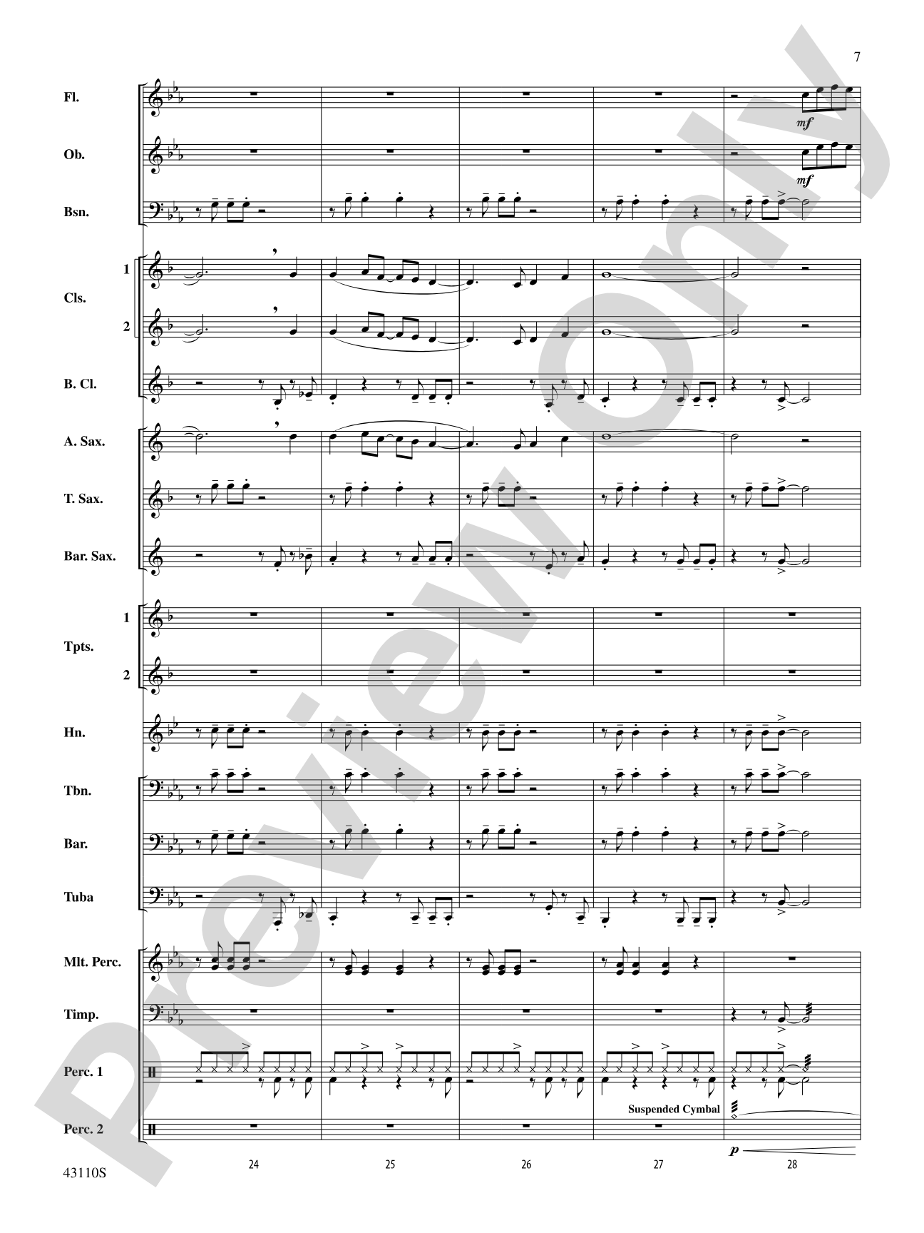 Onore!: Concert Band Conductor Score & Parts