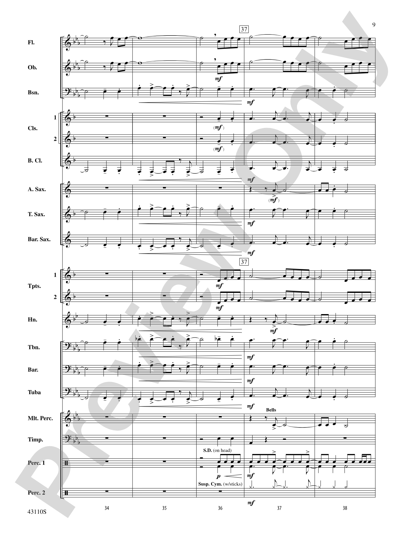 Onore!: Concert Band Conductor Score & Parts