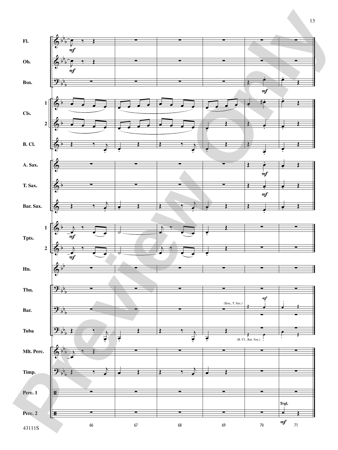 Sketches of Canada: Concert Band Conductor Score & Parts