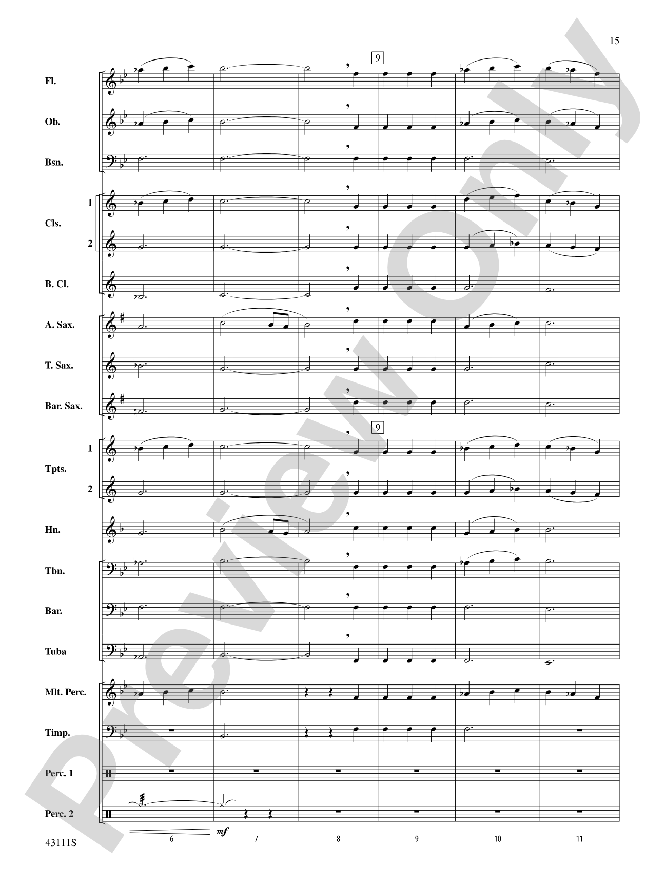 Sketches of Canada: Concert Band Conductor Score & Parts