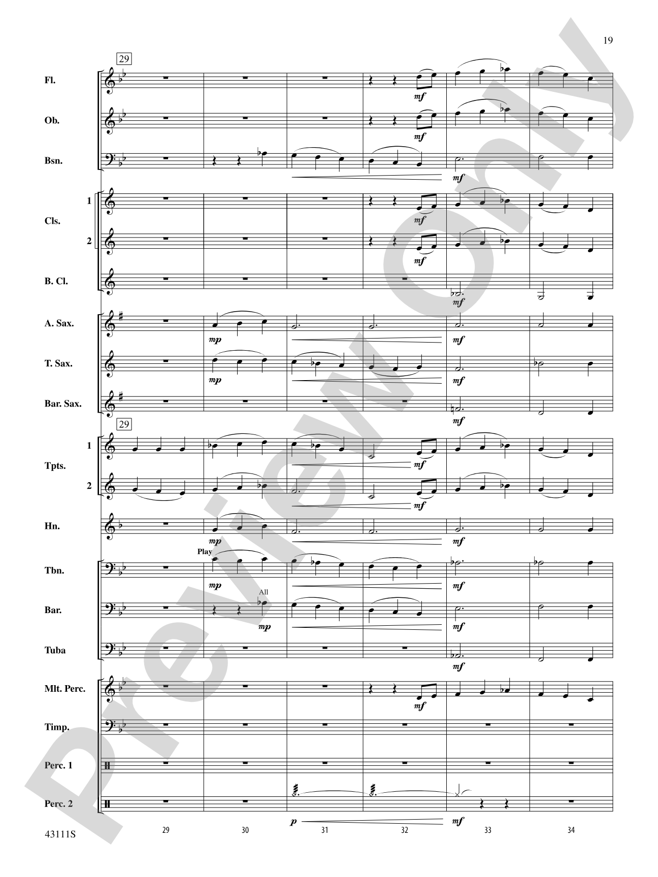 Sketches of Canada: Concert Band Conductor Score & Parts