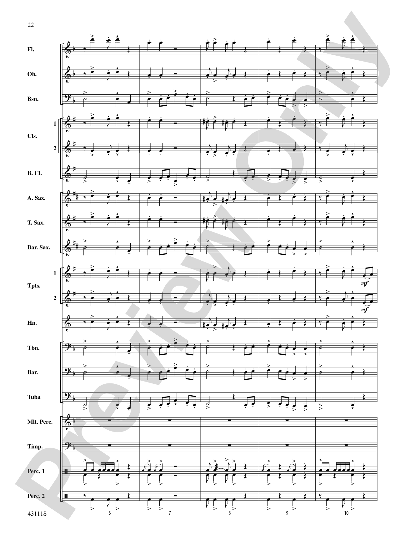 Sketches of Canada: Concert Band Conductor Score & Parts