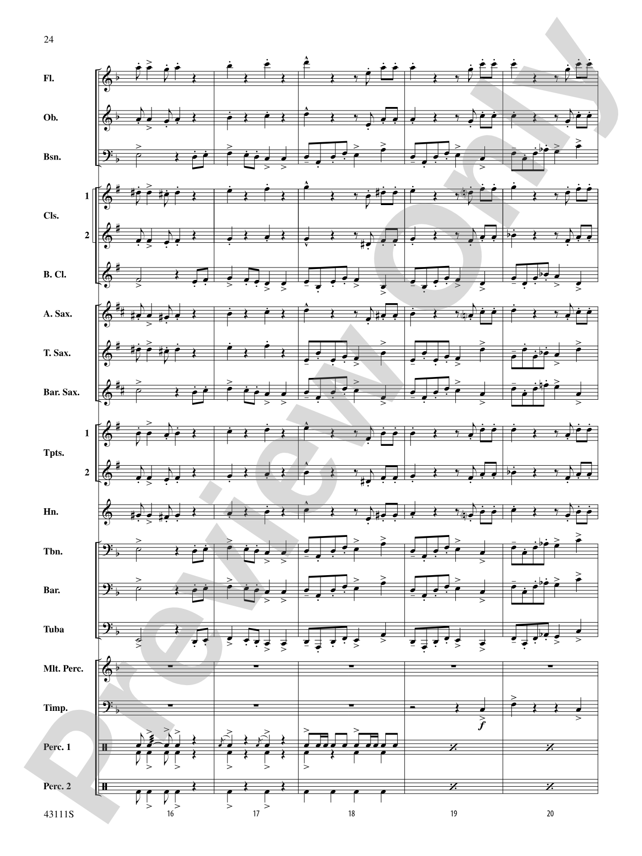 Sketches of Canada: Concert Band Conductor Score & Parts