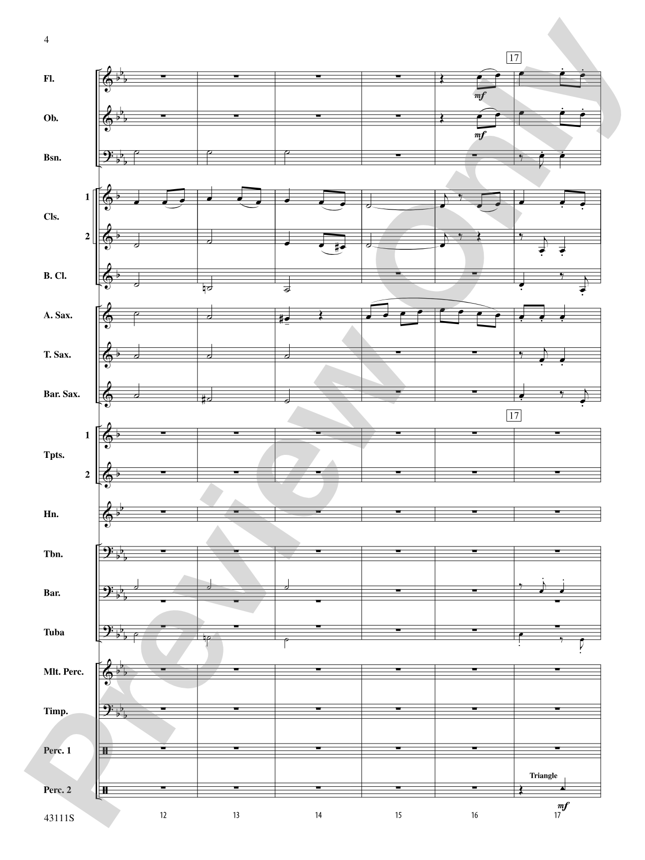Sketches of Canada: Concert Band Conductor Score & Parts