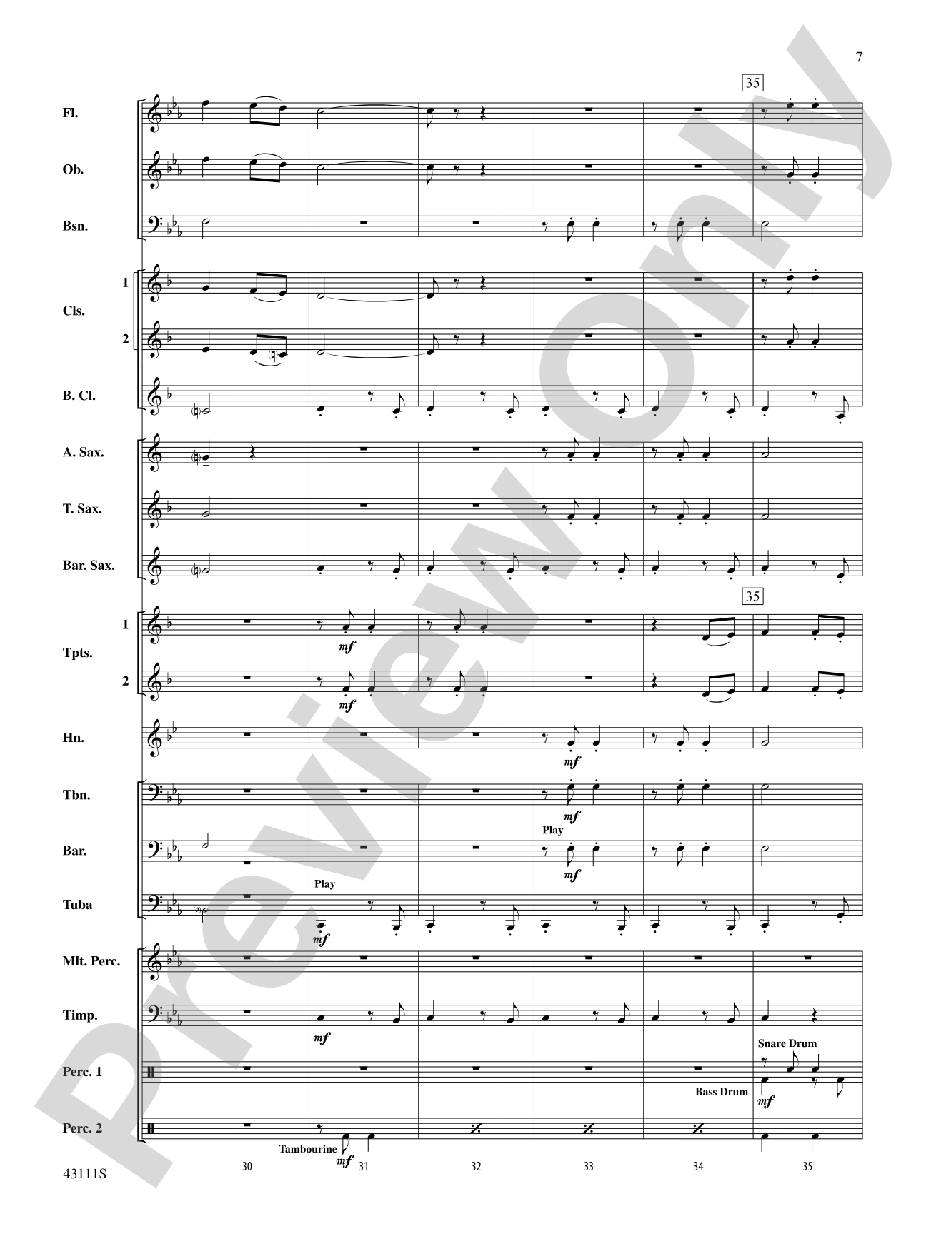 Sketches of Canada: Concert Band Conductor Score & Parts