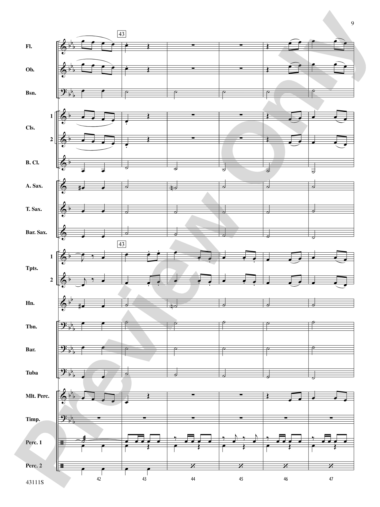 Sketches of Canada: Concert Band Conductor Score & Parts