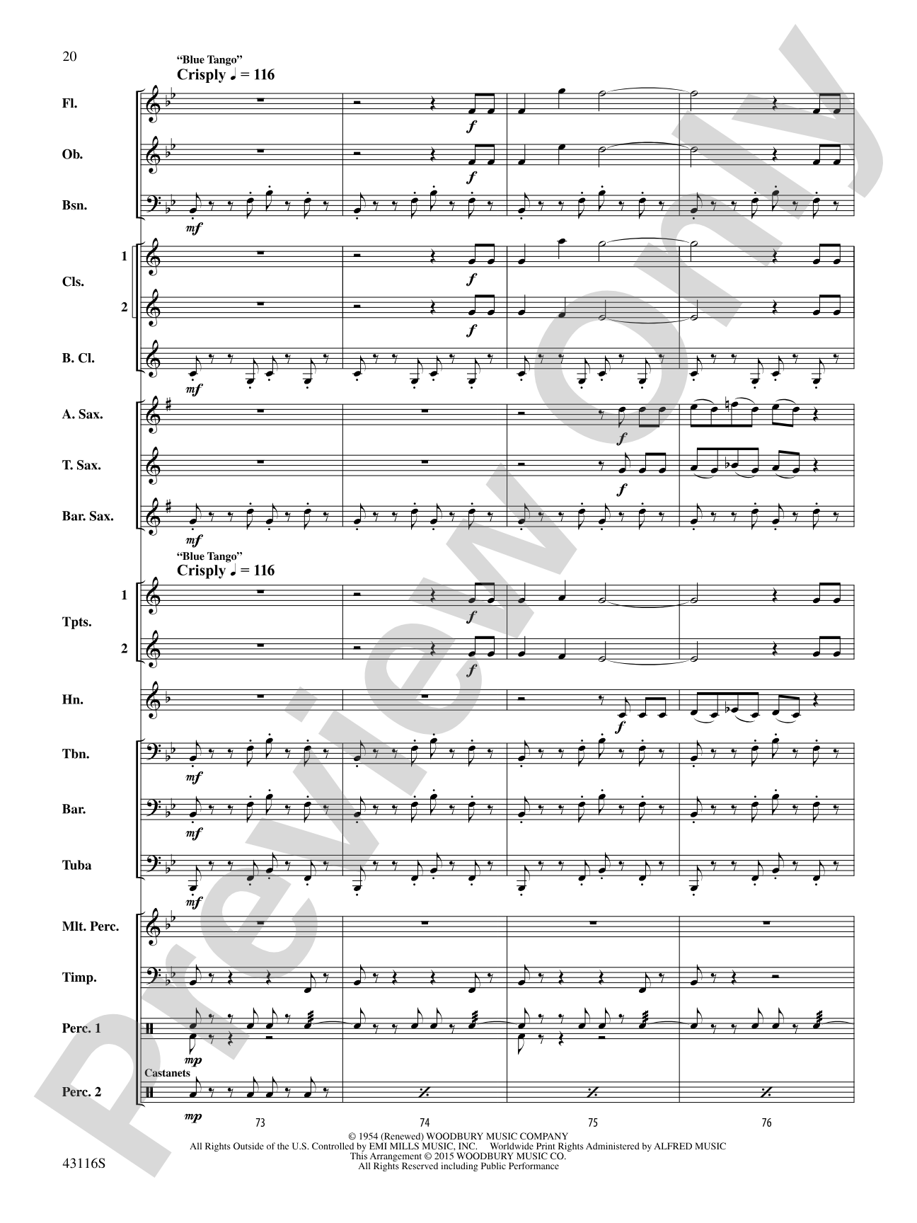 The Best of Leroy Anderson: Concert Band Conductor Score & Parts
