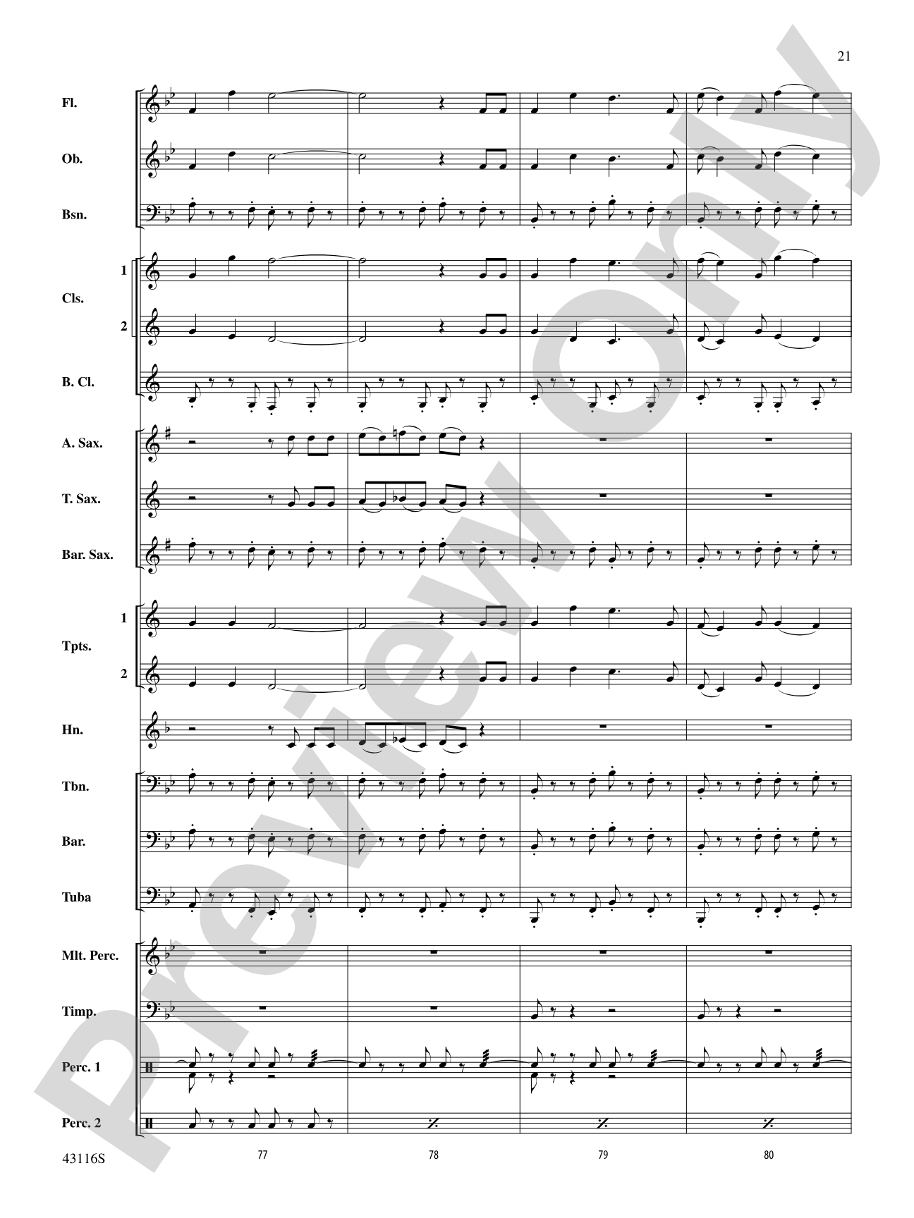 The Best of Leroy Anderson: Concert Band Conductor Score & Parts