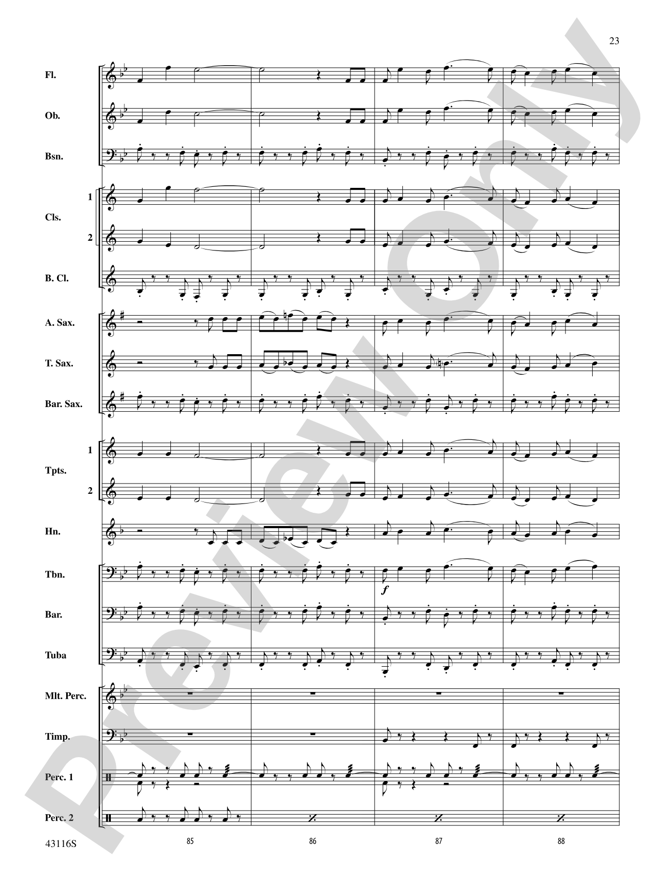 The Best of Leroy Anderson: Concert Band Conductor Score & Parts