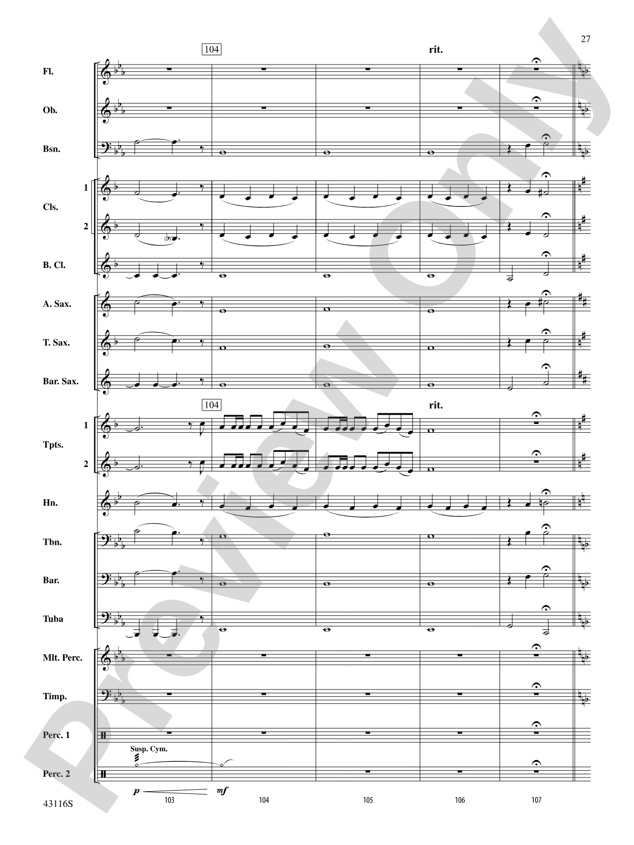 The Best of Leroy Anderson: Concert Band Conductor Score & Parts